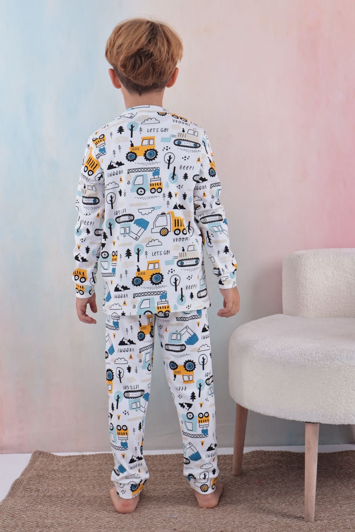PijamalarTiril Tiril 109 Erkek Çocuk Uzun Kollu Bisiklet Yaka Pijama Takım-Beyaz | Pijamapazari.comTiril Tiril 109 Erkek Çocuk Uzun Kollu Bisiklet Yaka Pijama Takım-Beyaz
