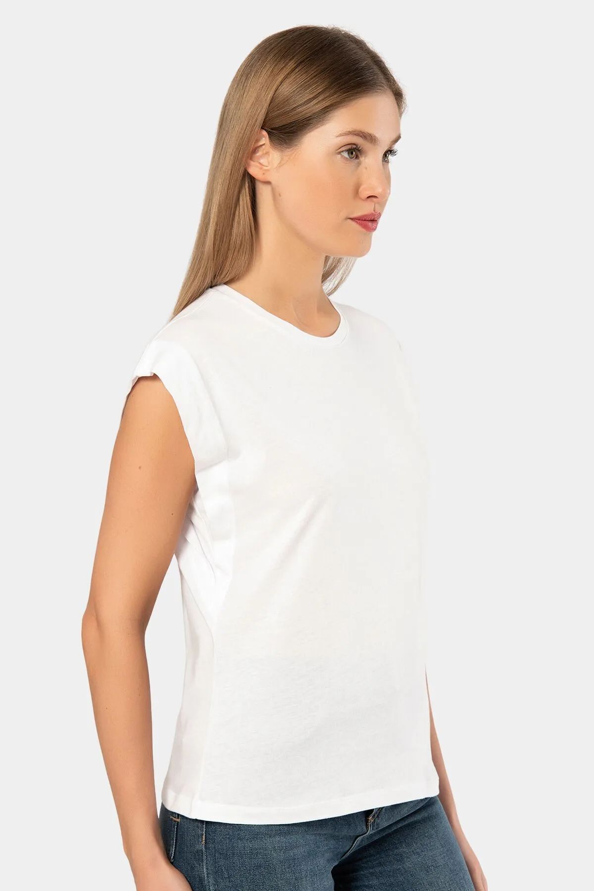 T-ShirtTüren 3401 Kadın Vatka Görünümlü T-shirt-Beyaz | Pijamapazari.comTüren 3401 Kadın Vatka Görünümlü T-shirt-Beyaz