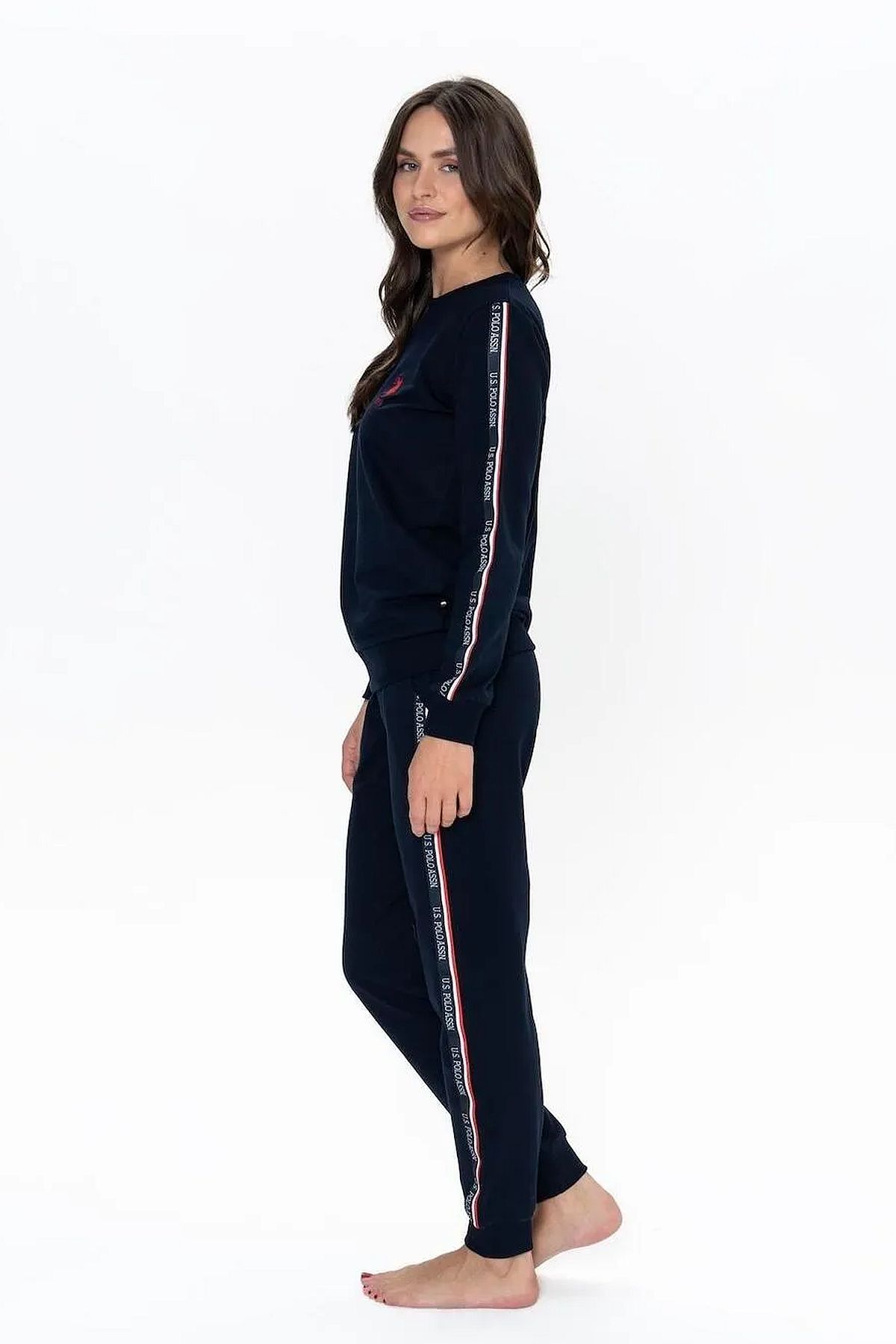 PijamalarU.s Polo Assn. 20113 Kadın Uzun Kollu Bisiklet Yaka Paçası Lastikli Rahat Ev giyim-Lacivert | Pijamapazari.comU.s Polo Assn. 20113 Kadın Uzun Kollu Bisiklet Yaka Paçası Lastikli Rahat Ev giyim-Lacivert