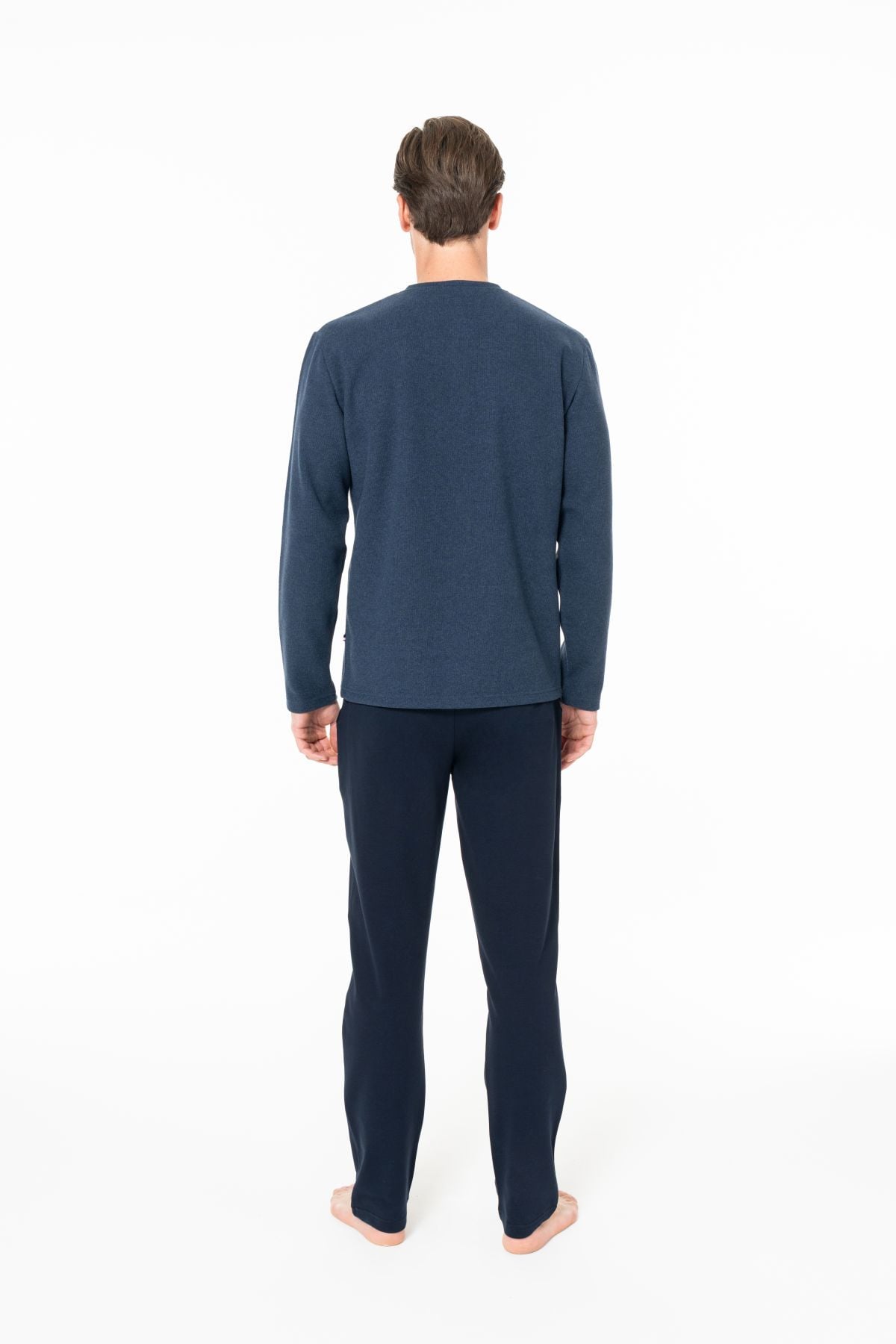 PijamalarU.s Polo Assn. 18966 Erkek Uzun Kollu Yakası Üç Düğmeli Pijama Takımı-İndigo | Pijamapazari.comU.s Polo Assn. 18966 Erkek Uzun Kollu Yakası Üç Düğmeli Pijama Takımı-İndigo