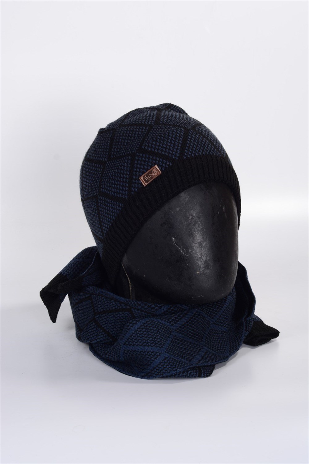  Erkek Cavaş Sun Hat  Atkı-Bere Set
