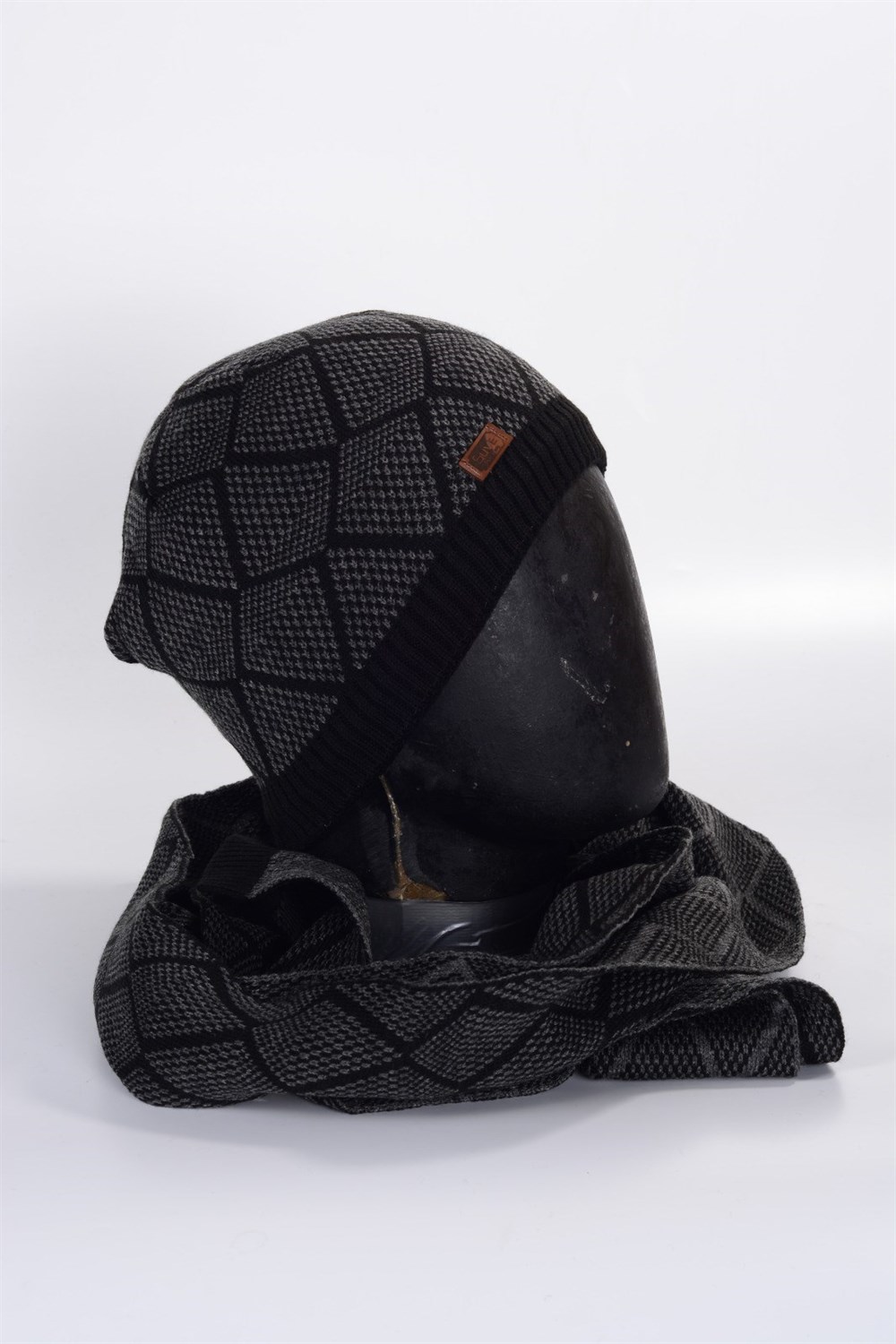  Erkek Cavaş Sun Hat  Atkı-Bere Set