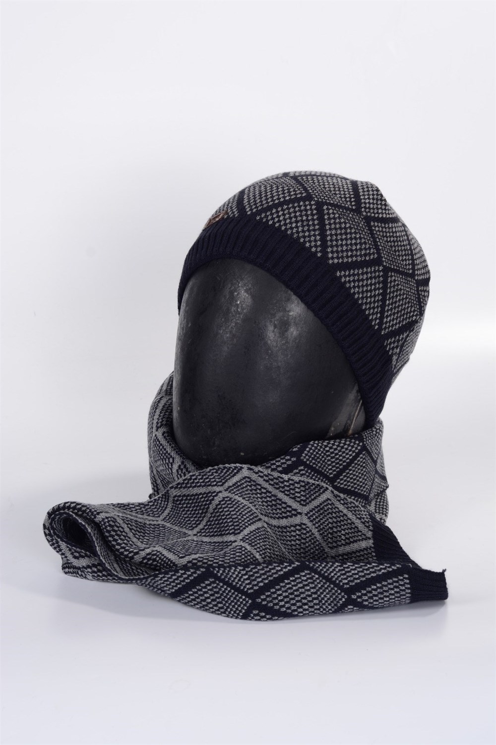  Erkek Cavaş Sun Hat  Atkı-Bere Set