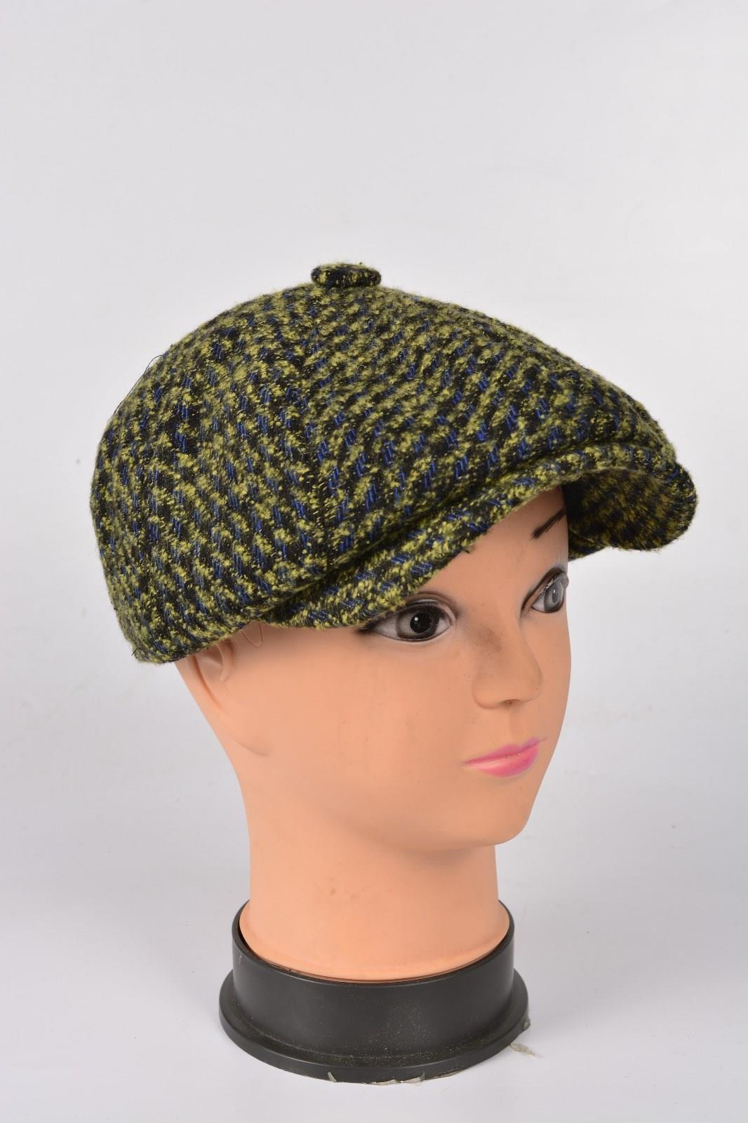 Çocuk Kışlık 8 Parca Hakiki Yün Model Peaky Blinders  Kasket Şapka
