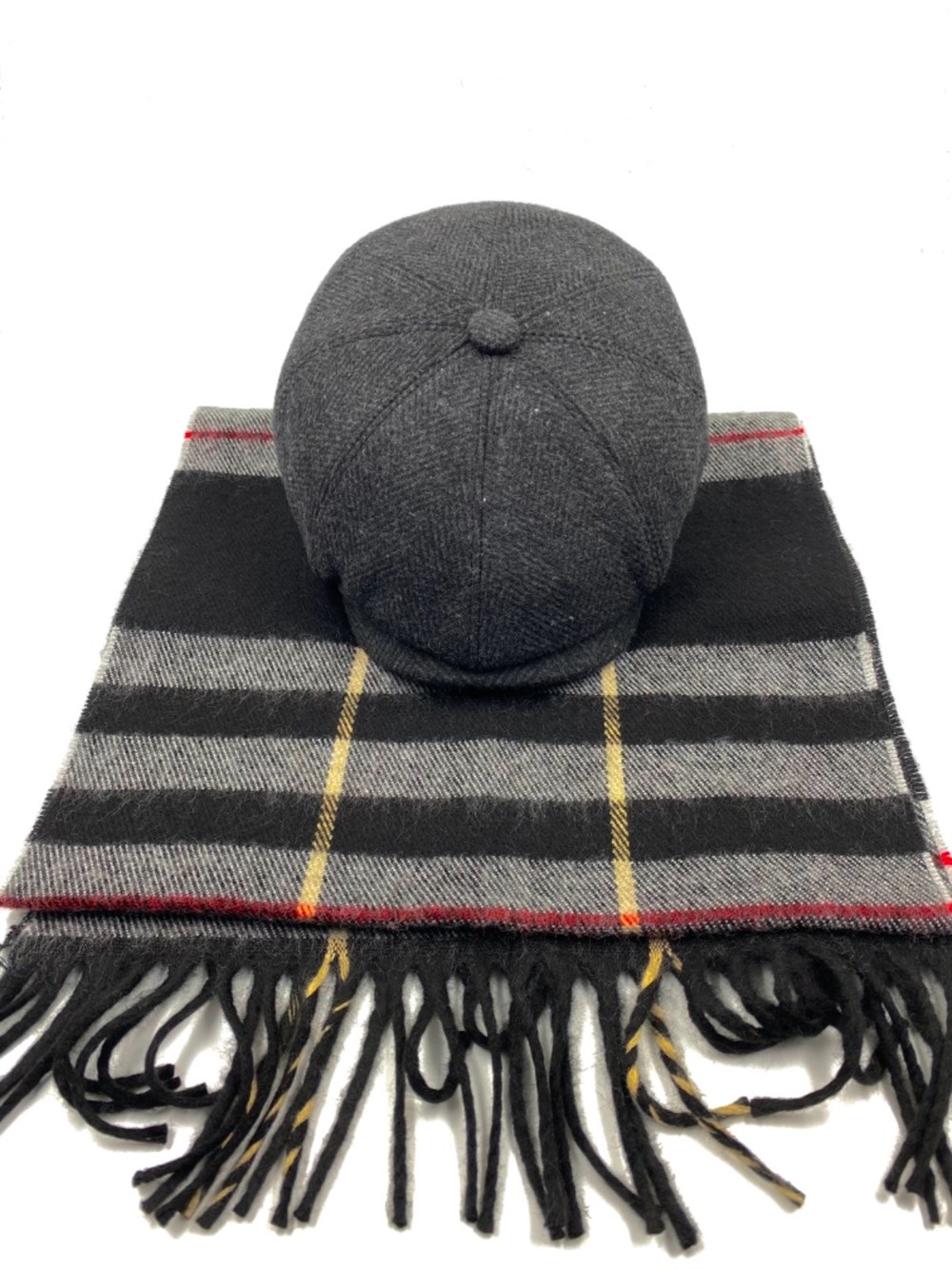 David Beckham Model Peaky Blinders  Kasket Şapka Atkı Hediyeli Kombin 