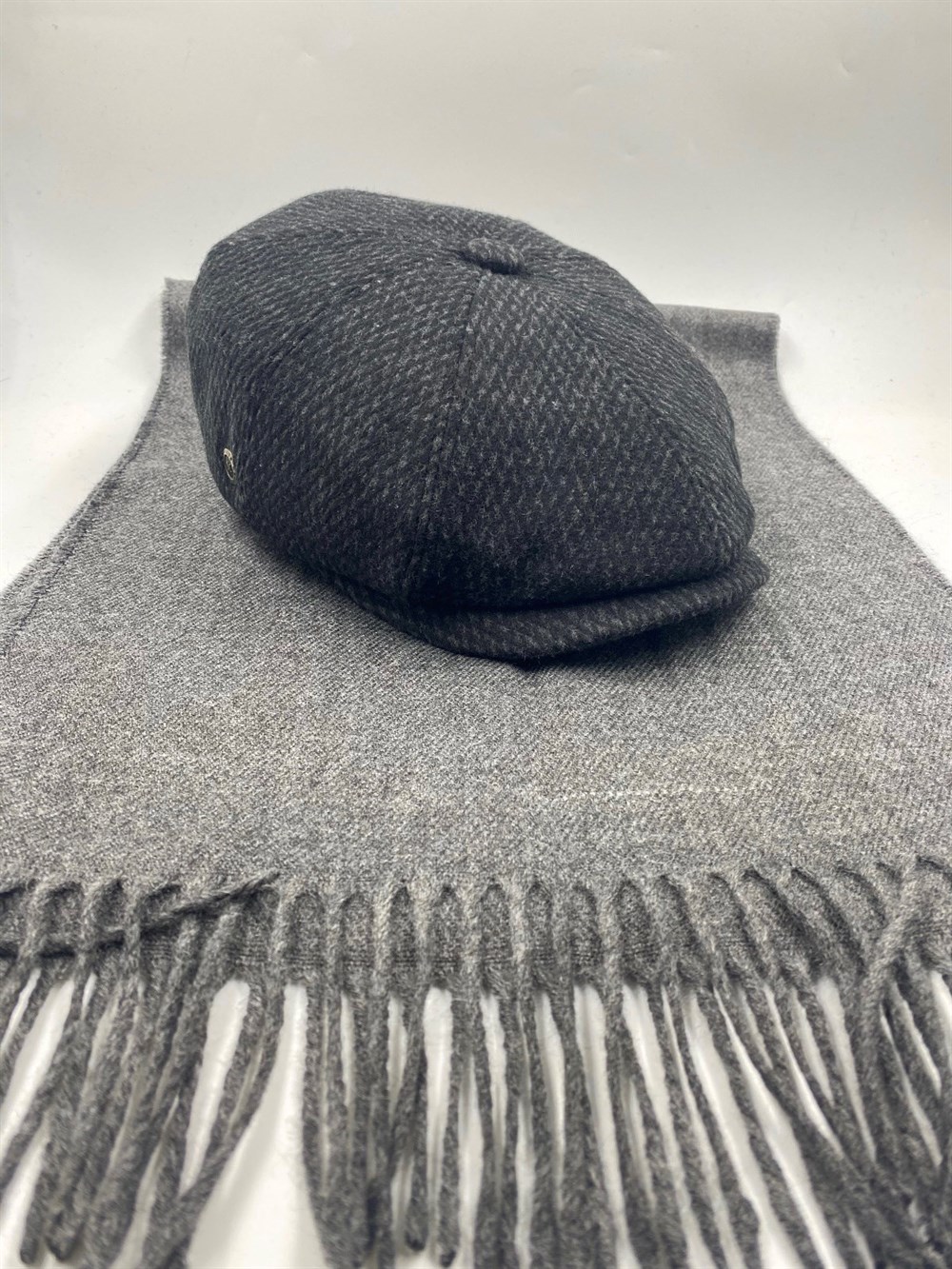 David Beckham Model Peaky Blinders  Kasket Şapka Atkı Hediyeli Kombin 