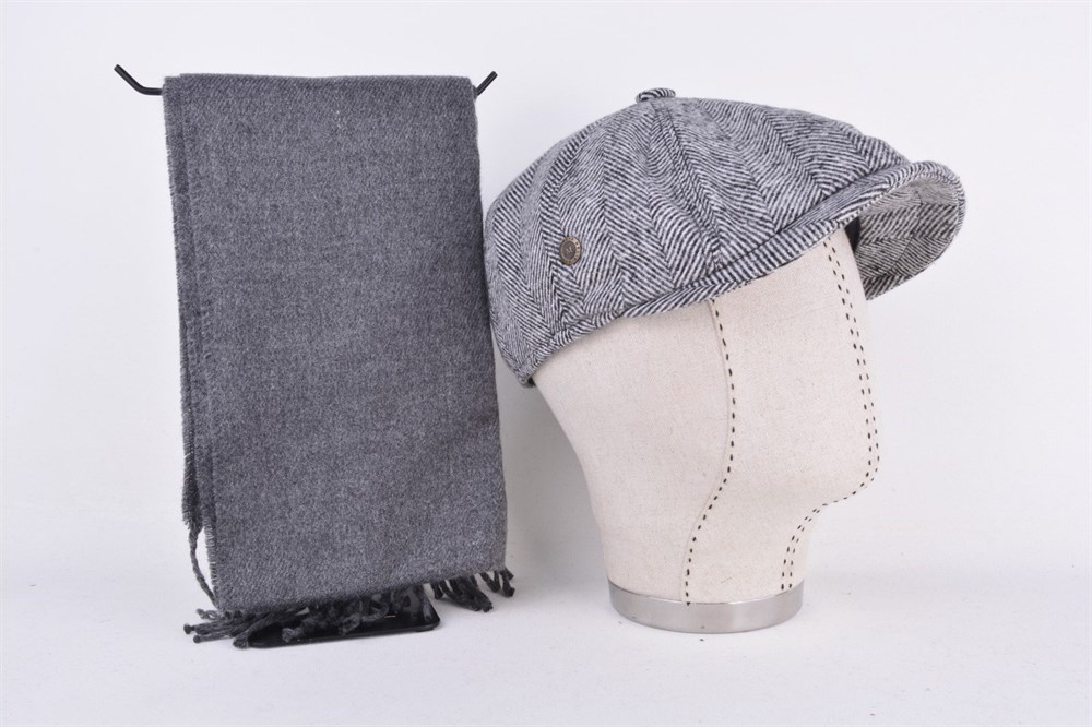 Ingiliz Kasket Atkı Takımı Peaky Blinders