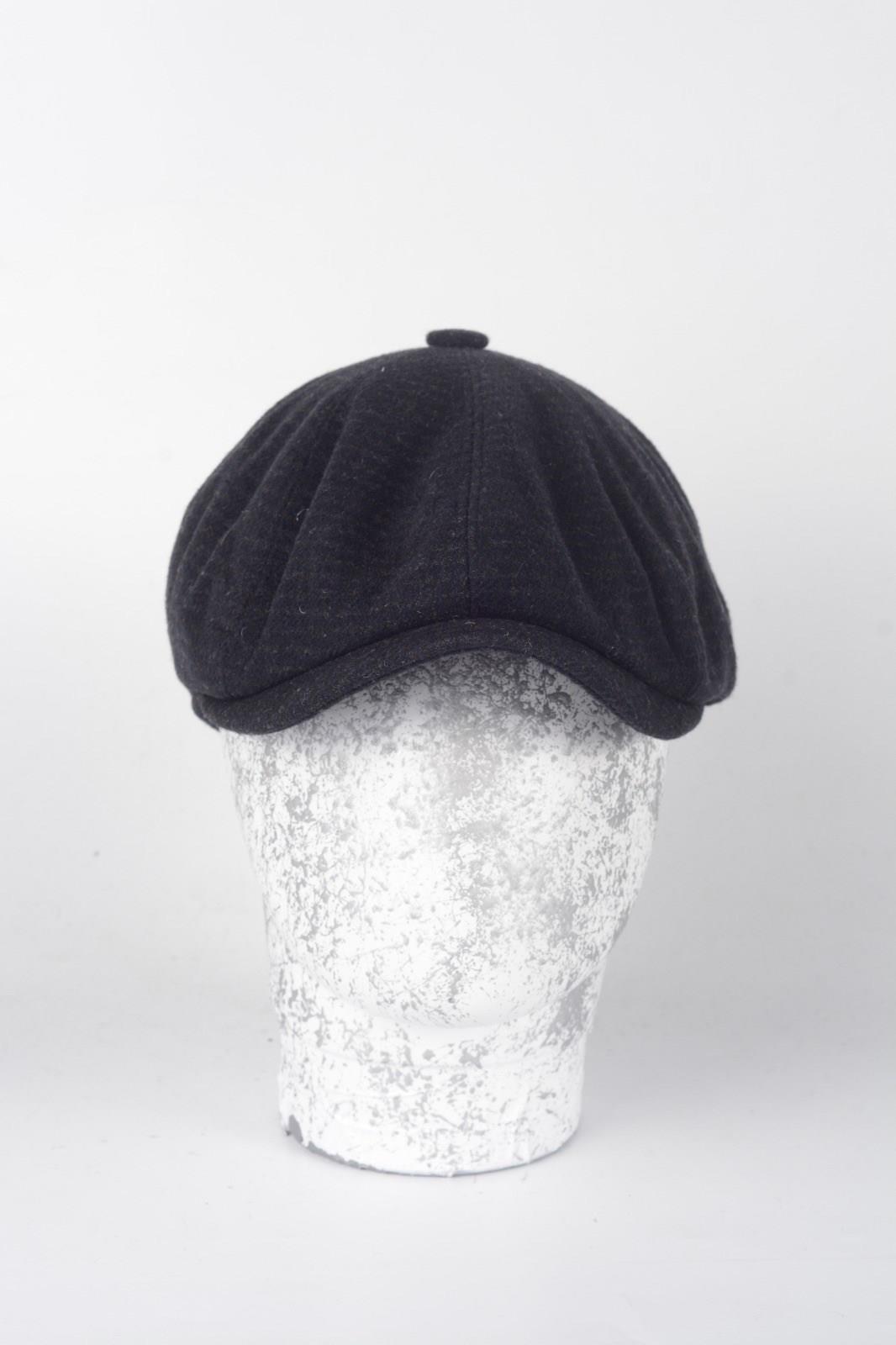 Kışlık 8 Parca Balık Sırtı İtalyan Kalıp yünlü Peaky Blinders Model Erkek Kasket Şapka