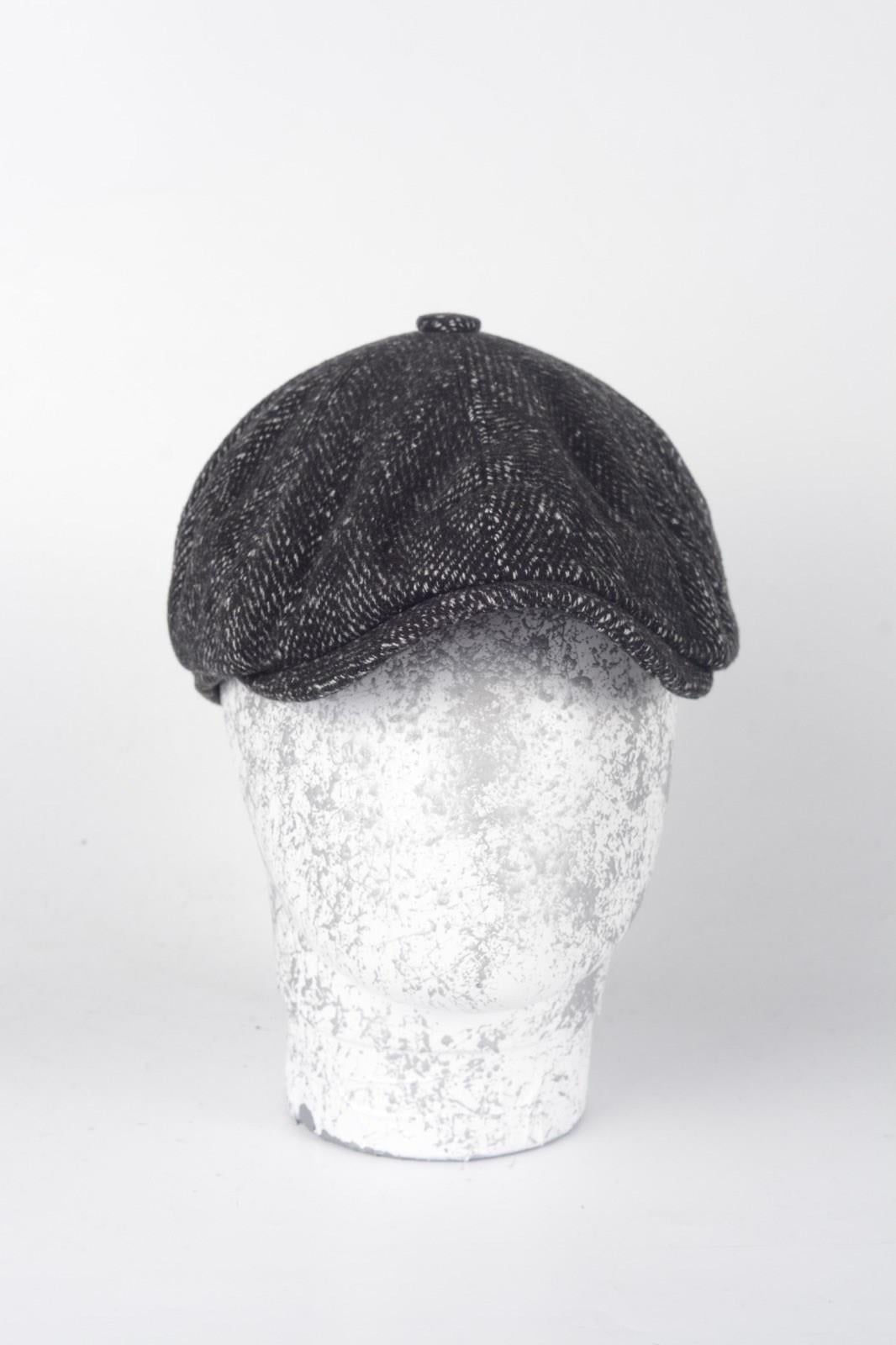 Kışlık 8 Parca Balık Sırtı İtalyan Kalıp yünlü Peaky Blinders Model Erkek Kasket Şapka