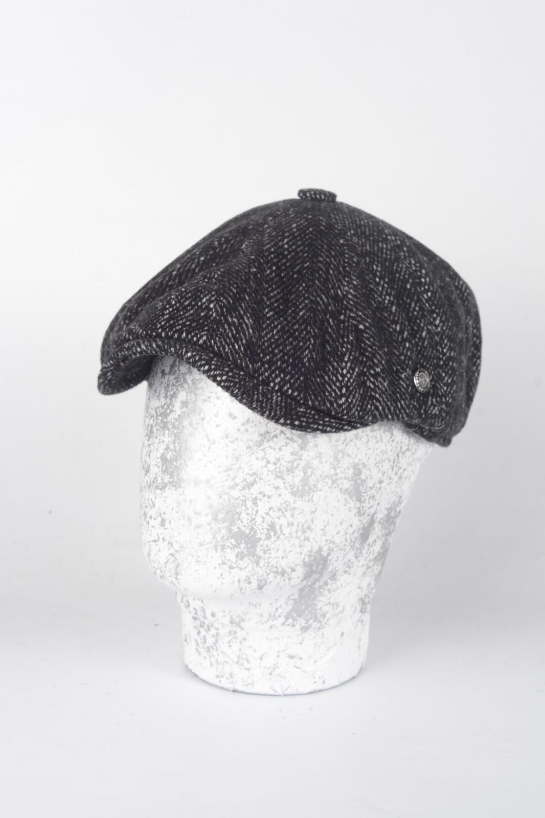 Kışlık 8 Parca Balık Sırtı İtalyan Kalıp yünlü Peaky Blinders Model Erkek Kasket Şapka