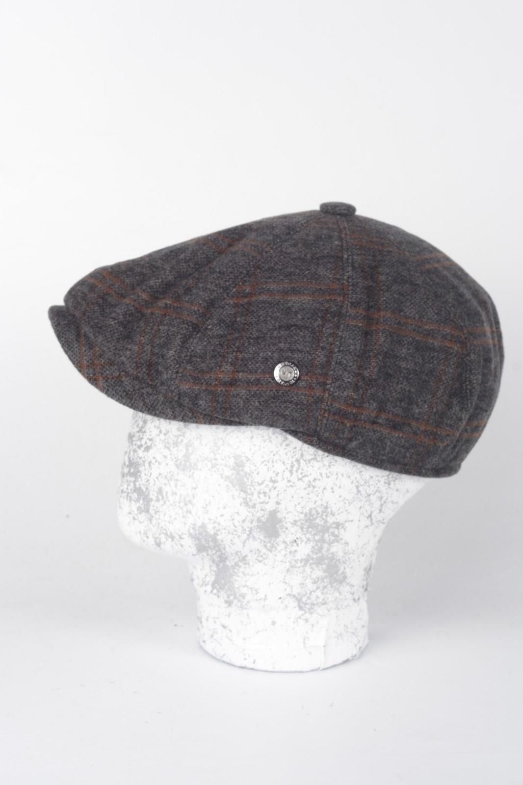 Kışlık 8 Parca Desenli İtalyan Kalıp yünlü Peaky Blinders Model Erkek Kasket Şapka