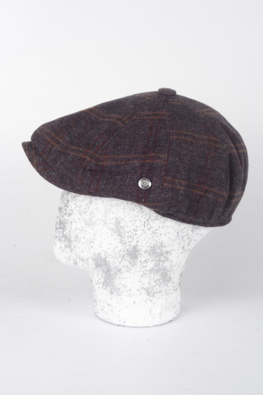 Kışlık 8 Parca Desenli İtalyan Kalıp yünlü Peaky Blinders Model Erkek Kasket Şapka