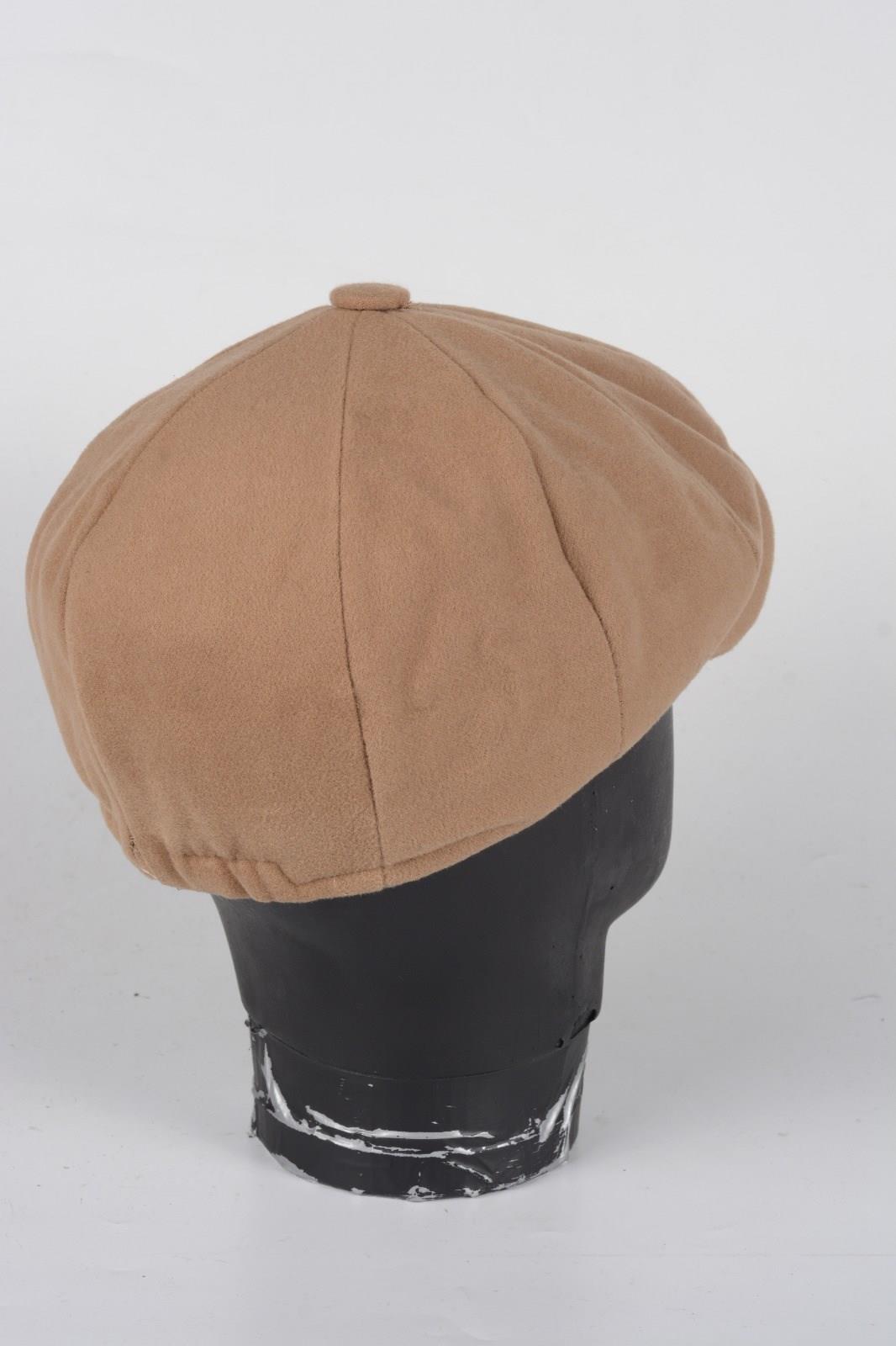 Kışlık 8 Parca Düz Renk Model Peaky Blinders  Kasket Şapka