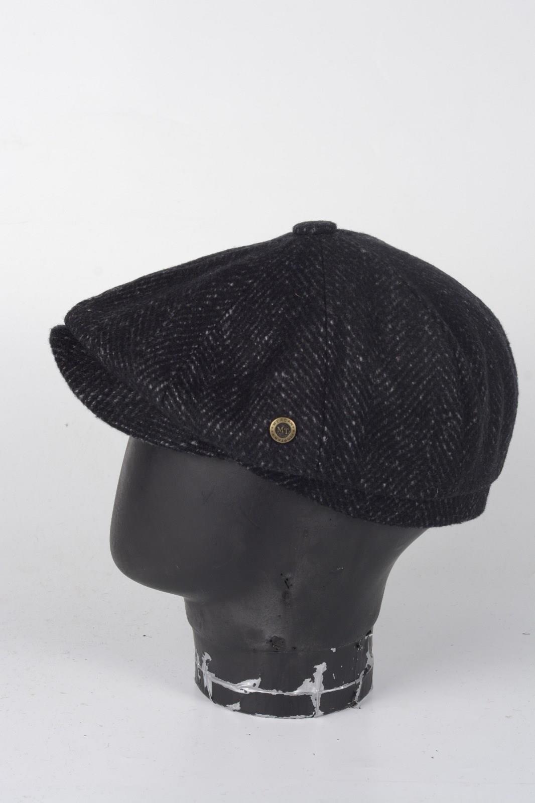 Kışlık 8 Parca Hakiki Yün Balık Sırtı Peaky Blinders Model  Erkek Kasket Şapka