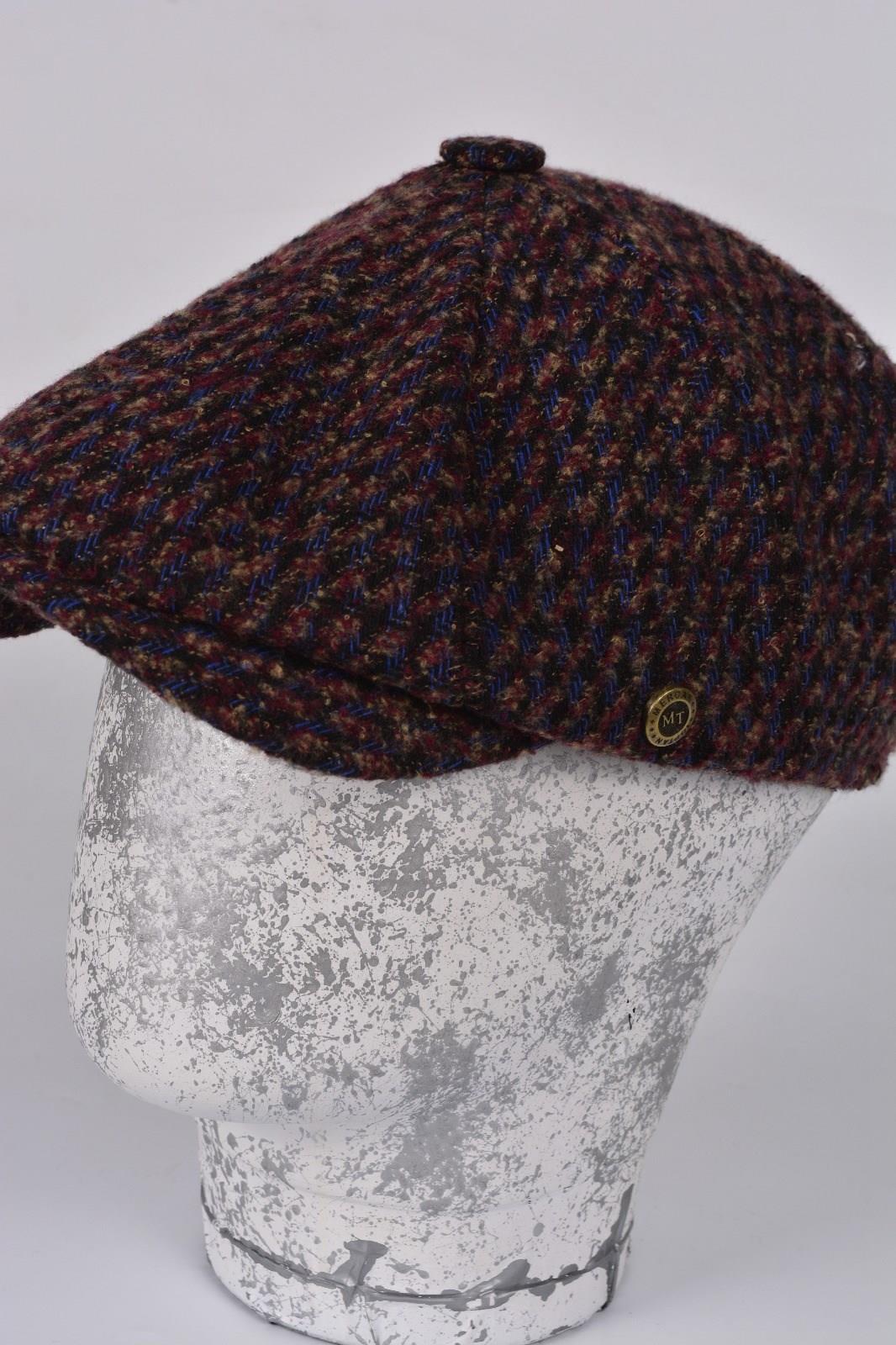 Kışlık 8 Parca Hakiki Yün Desenli Model Peaky Blinders  Kasket Şapka