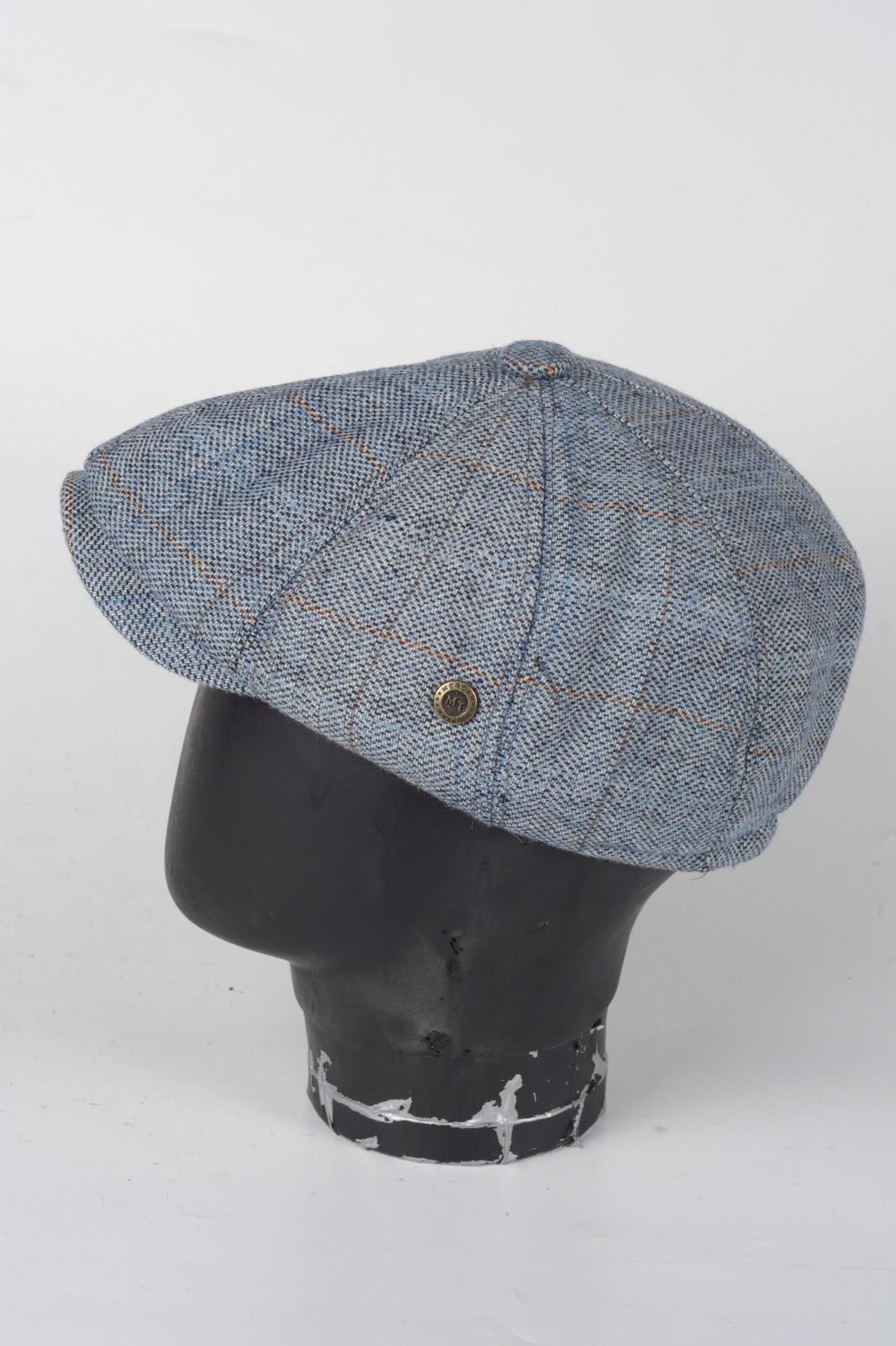 Kışlık 8 Parca Hakiki Yün Desenli Model Peaky Blinders  Kasket Şapka