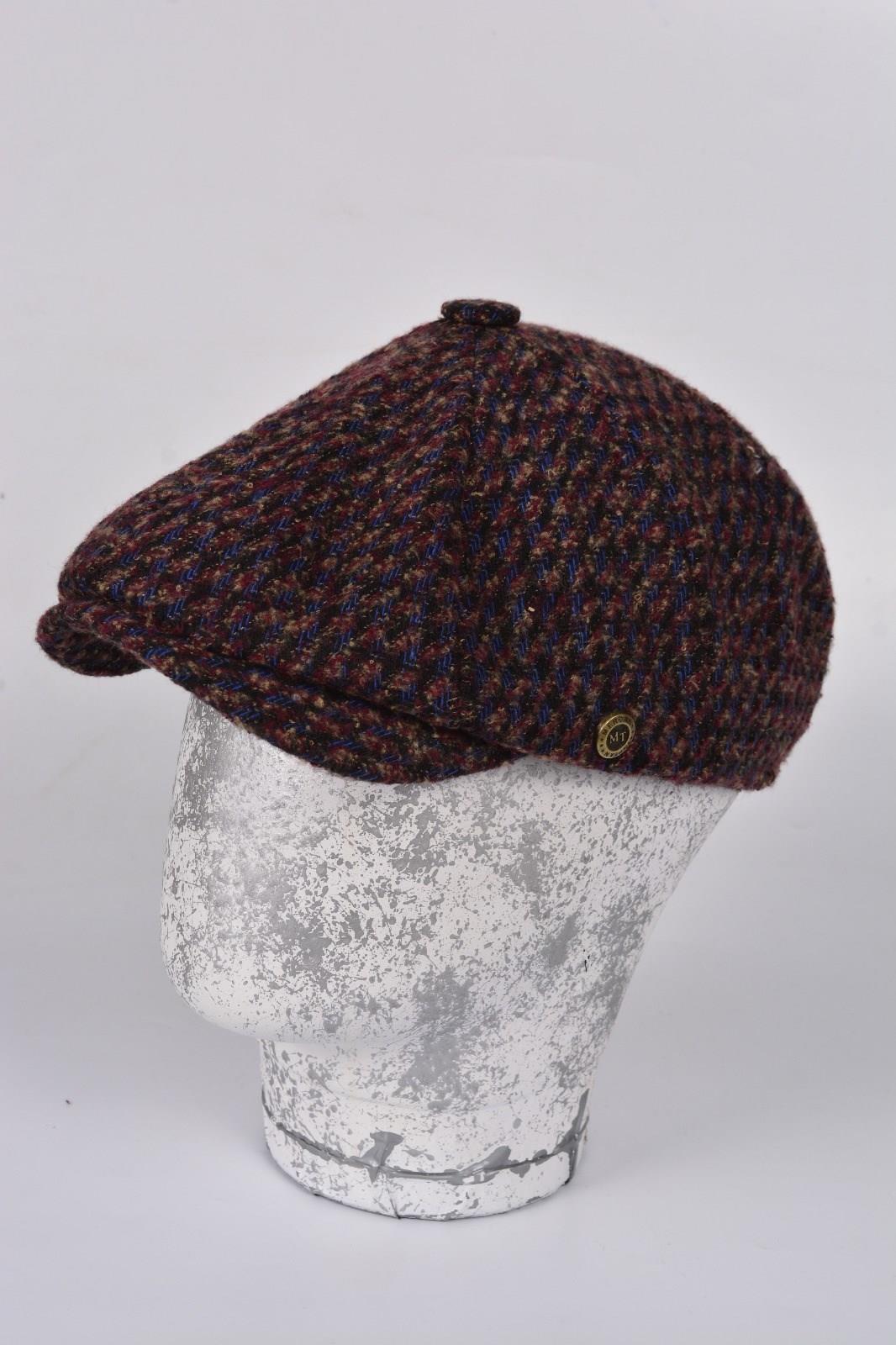 Kışlık 8 Parca Hakiki Yün Desenli Model Peaky Blinders  Kasket Şapka