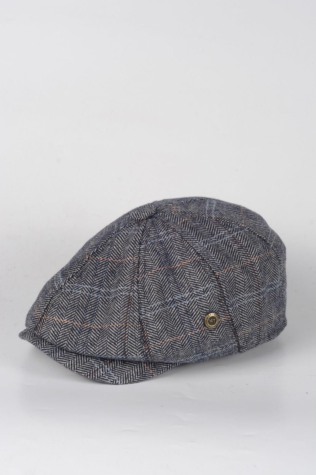 Kışlık 8 Parca Hakiki Yün Desenli Model Peaky Blinders  Kasket Şapka