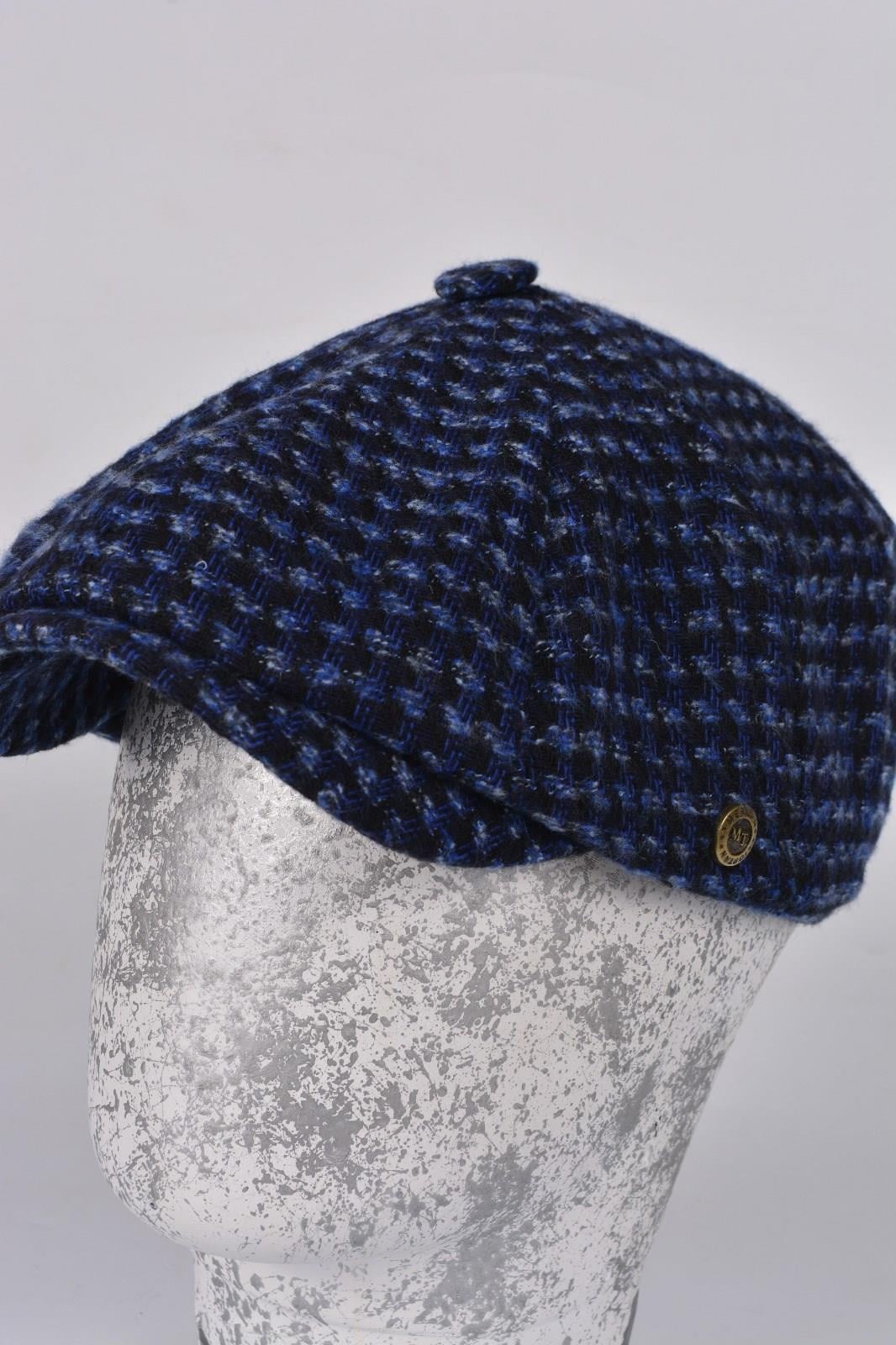 Kışlık 8 Parca Hakiki Yün Desenli Model Peaky Blinders  Kasket Şapka