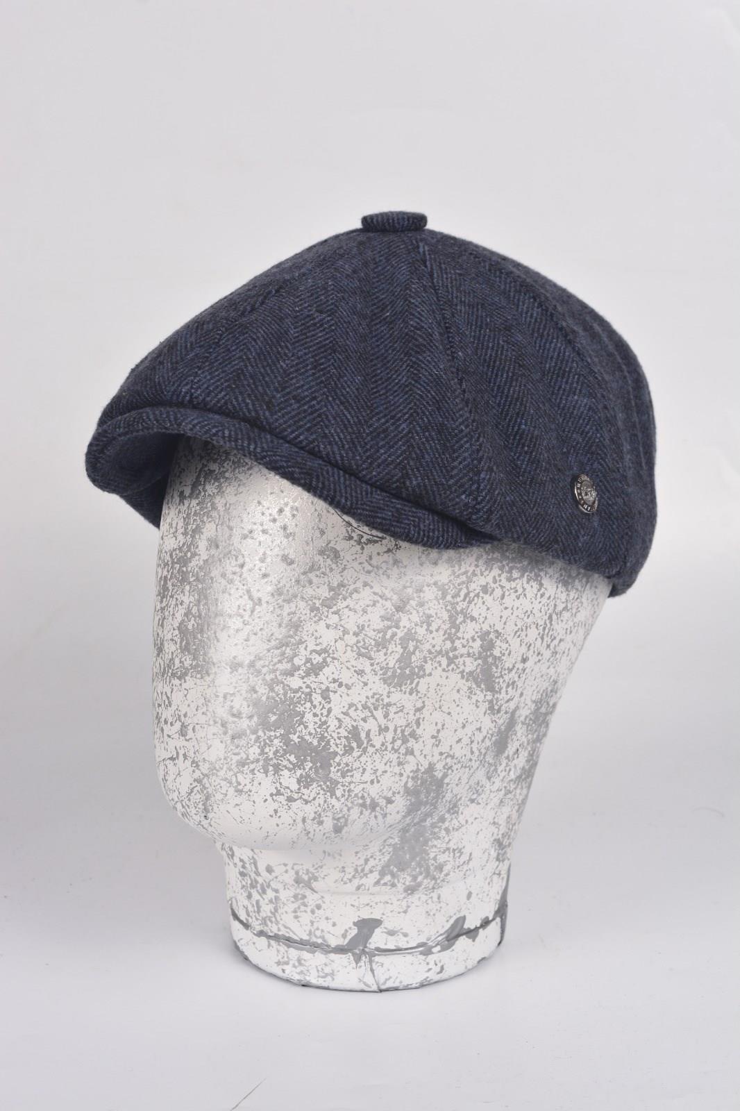 Kışlık 8 Parca Hakiki Yün Model Peaky Blinders  Kasket Şapka