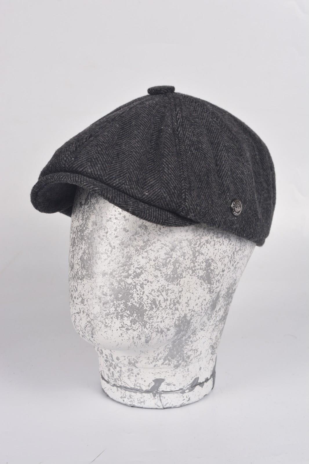 Kışlık 8 Parca Hakiki Yün Model Peaky Blinders  Kasket Şapka