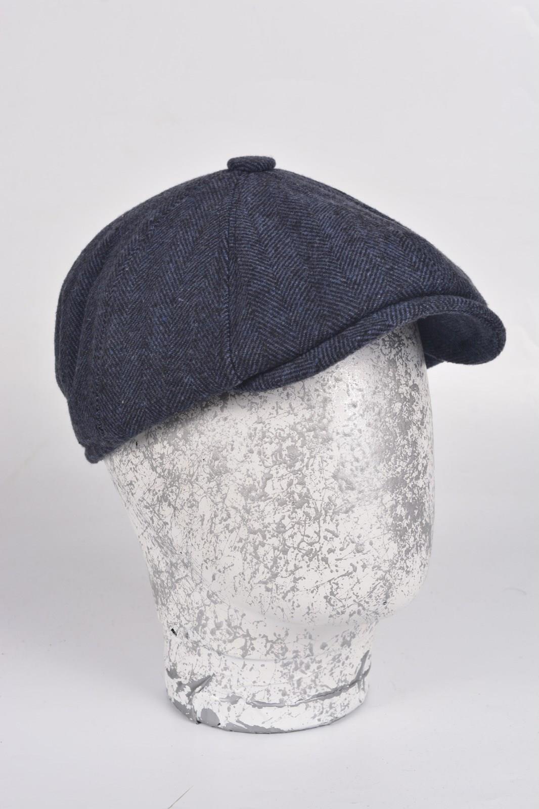 Kışlık 8 Parca Hakiki Yün Model Peaky Blinders  Kasket Şapka
