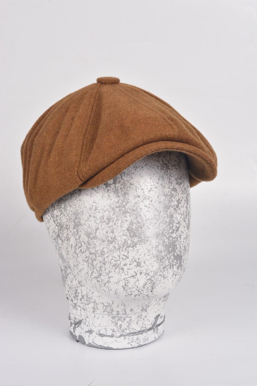 Kışlık 8 Parca Hakiki Yün Model Peaky Blinders  Kasket Şapka