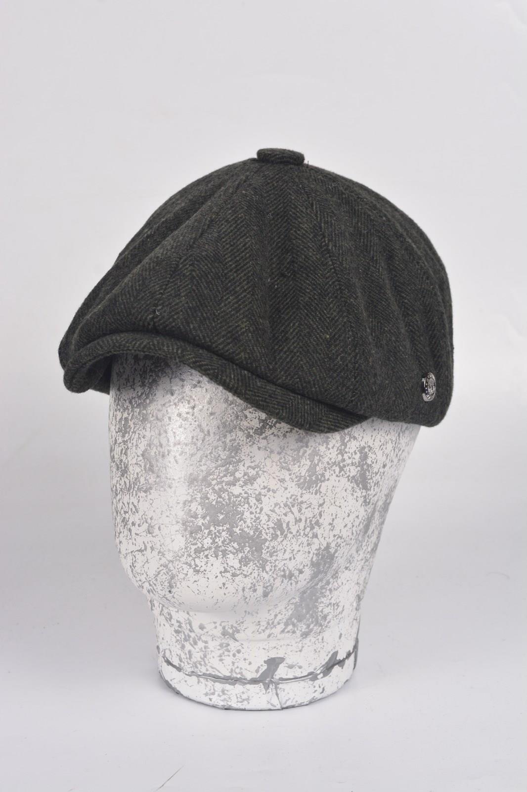 Kışlık 8 Parca Hakiki Yün Model Peaky Blinders  Kasket Şapka