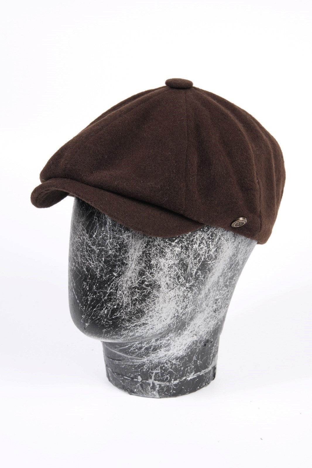 Kışlık 8 Parca Hakiki Yün Peaky Blinders Model  Erkek Kasket Şapka