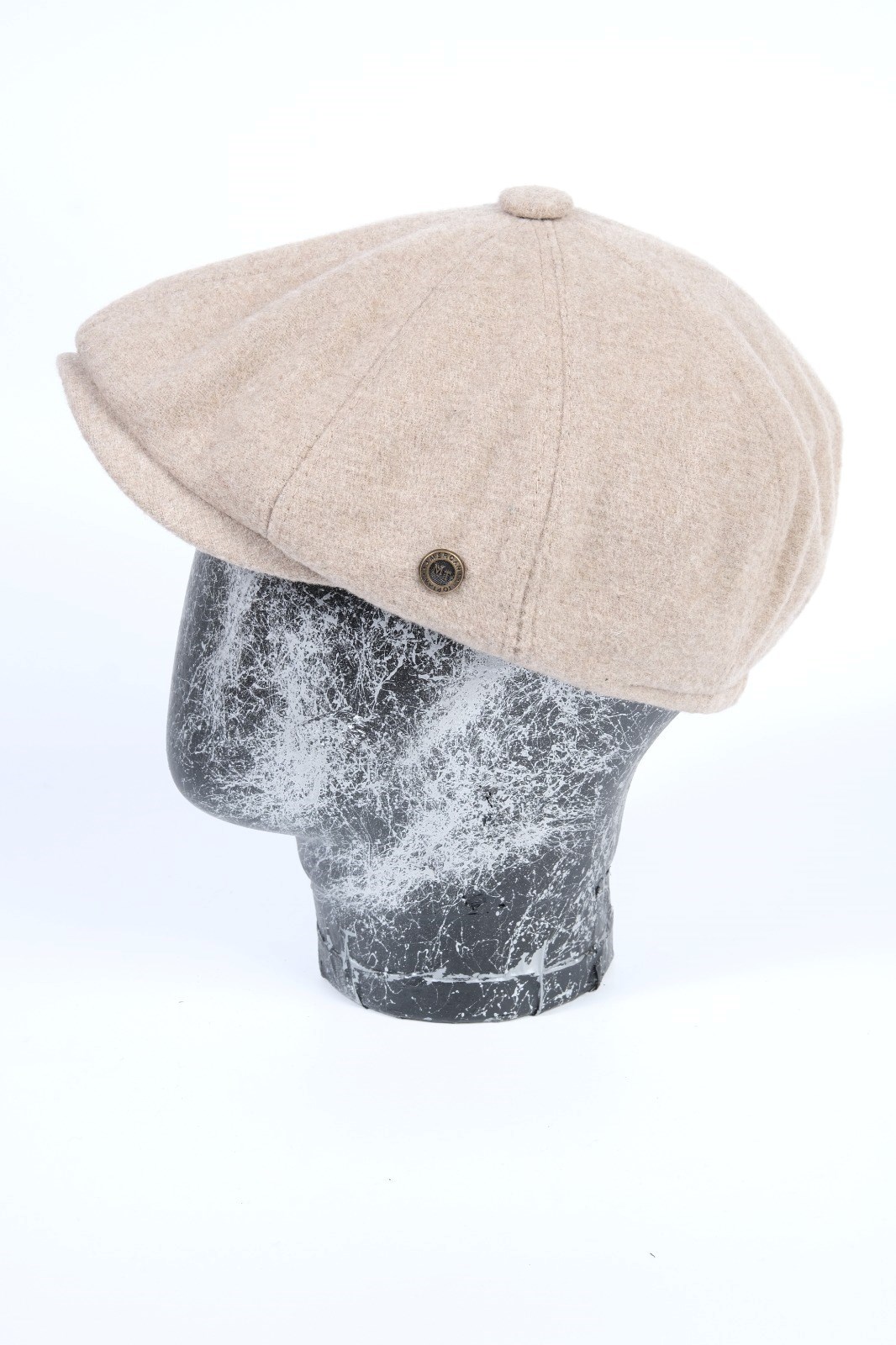 Kışlık 8 Parca Hakiki Yün Peaky Blinders Model  Erkek Kasket Şapka