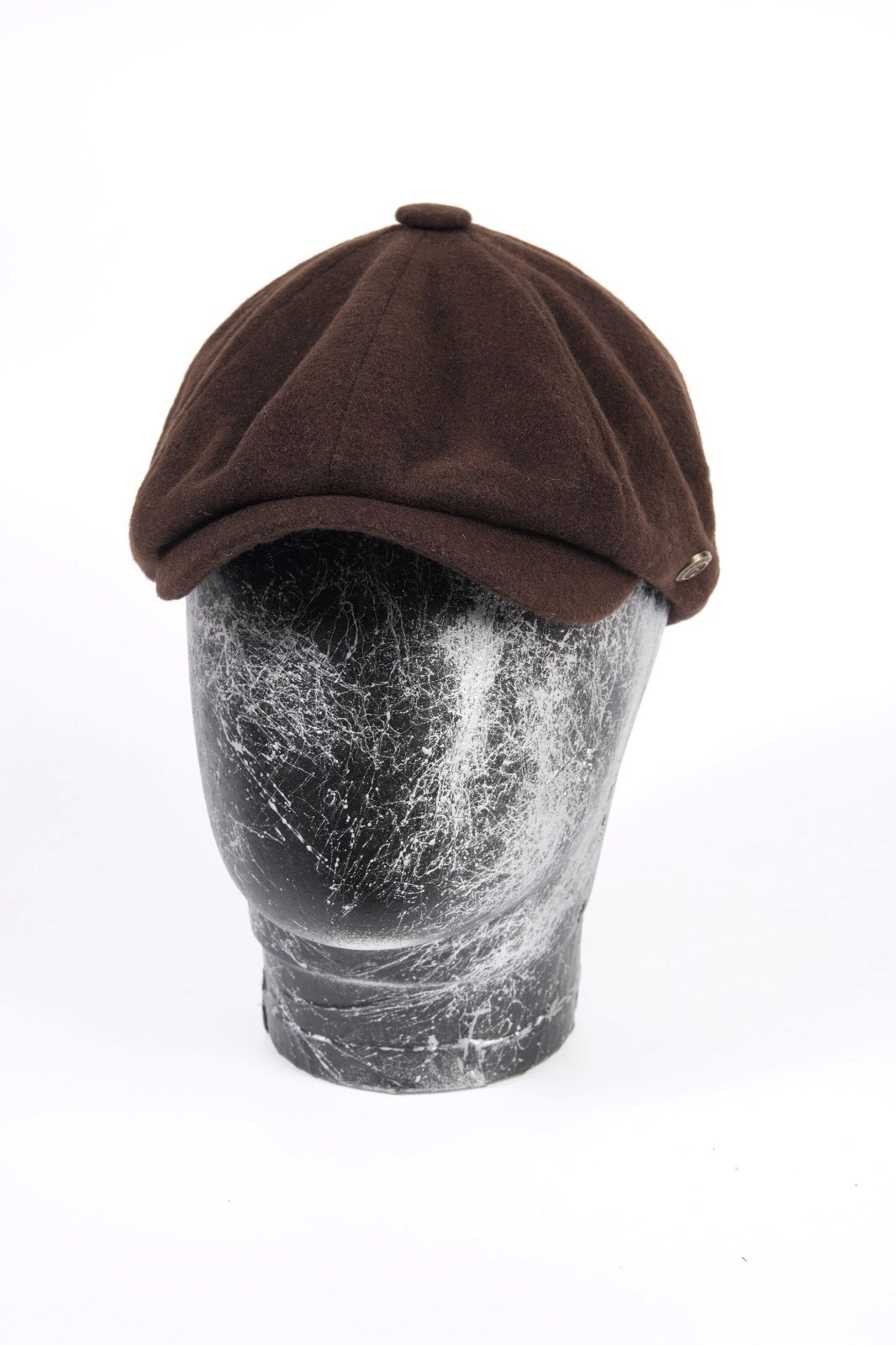 Kışlık 8 Parca Hakiki Yün Peaky Blinders Model  Erkek Kasket Şapka