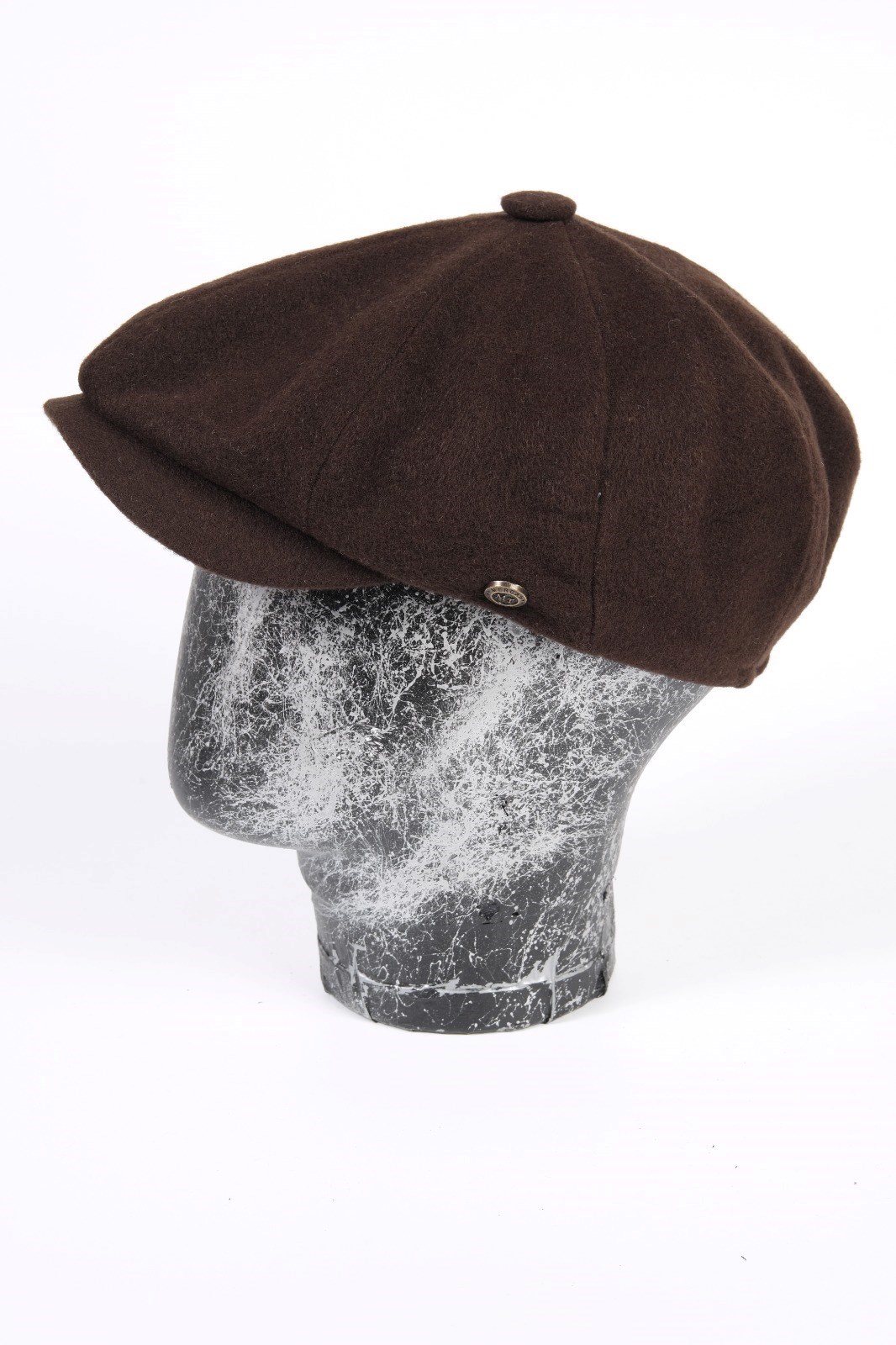 Kışlık 8 Parca Hakiki Yün Peaky Blinders Model  Erkek Kasket Şapka