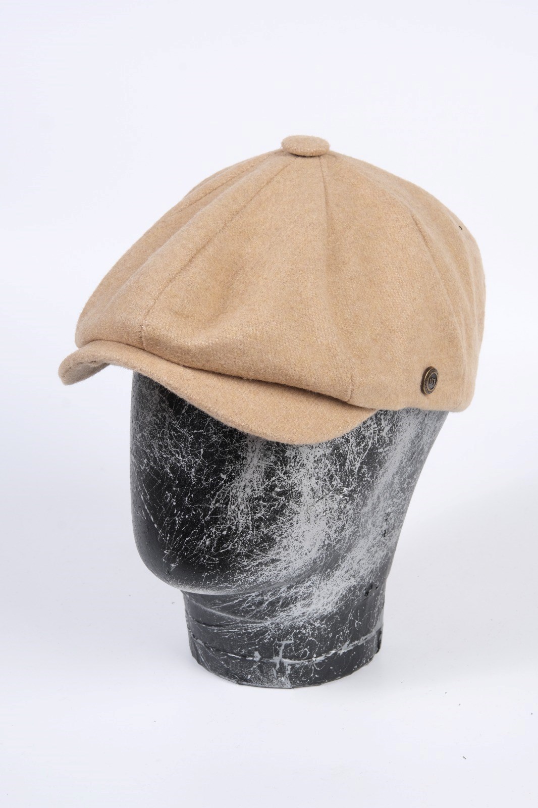Kışlık 8 Parca Hakiki Yün Peaky Blinders Model  Erkek Kasket Şapka