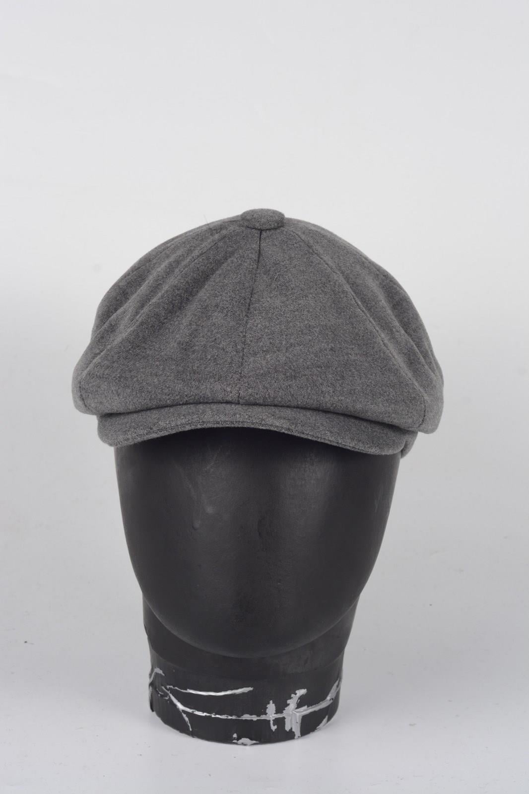 Kışlık 8 Parca Kaşmir Düz Renk Peaky Blinders Model  Erkek Kasket Şapka