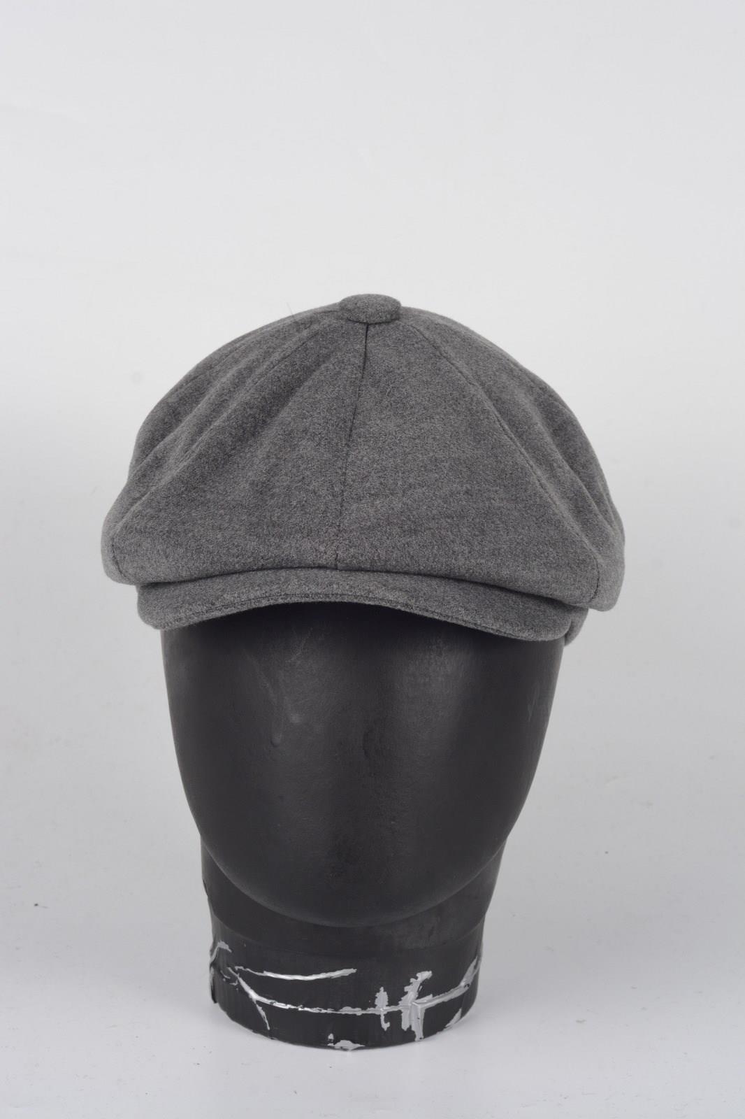 Kışlık 8 Parca Kaşmir Düz Renk Peaky Blinders Model  Erkek Kasket Şapka