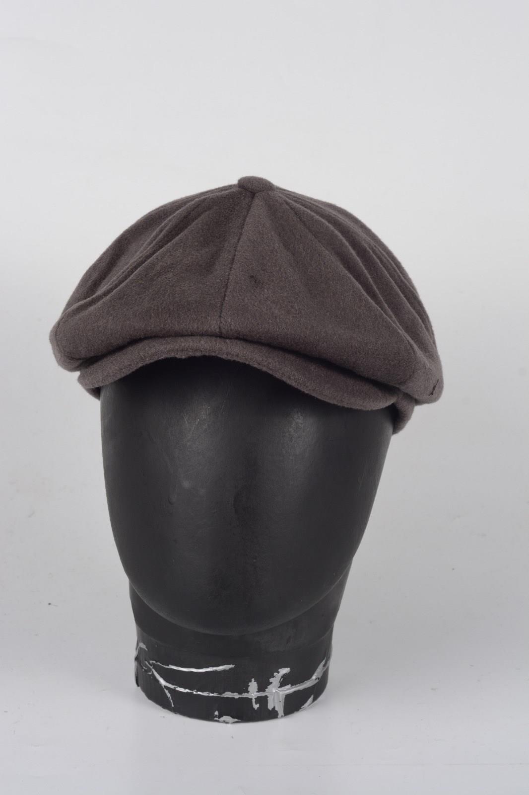 Kışlık 8 Parca Kaşmir Düz Renk Peaky Blinders Model  Erkek Kasket Şapka