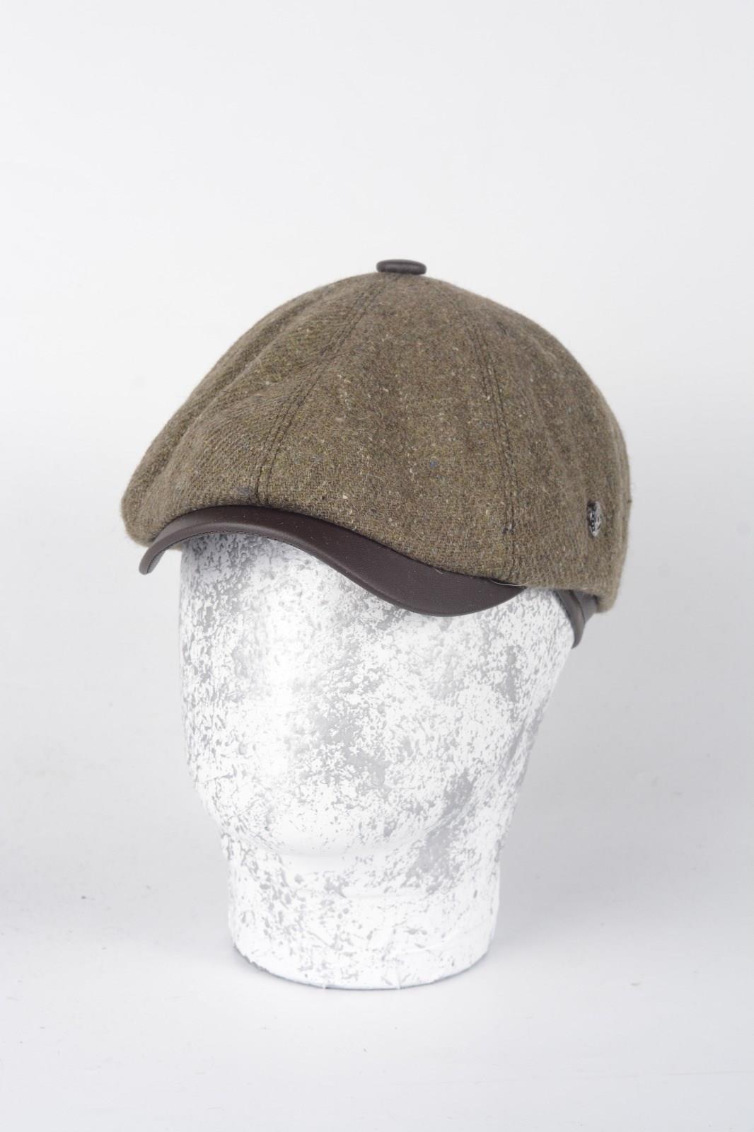 Kışlık 8 Parcayünlü Hakiki kuzu Derisi Peaky Blinders Model Erkek Kasket Şapka