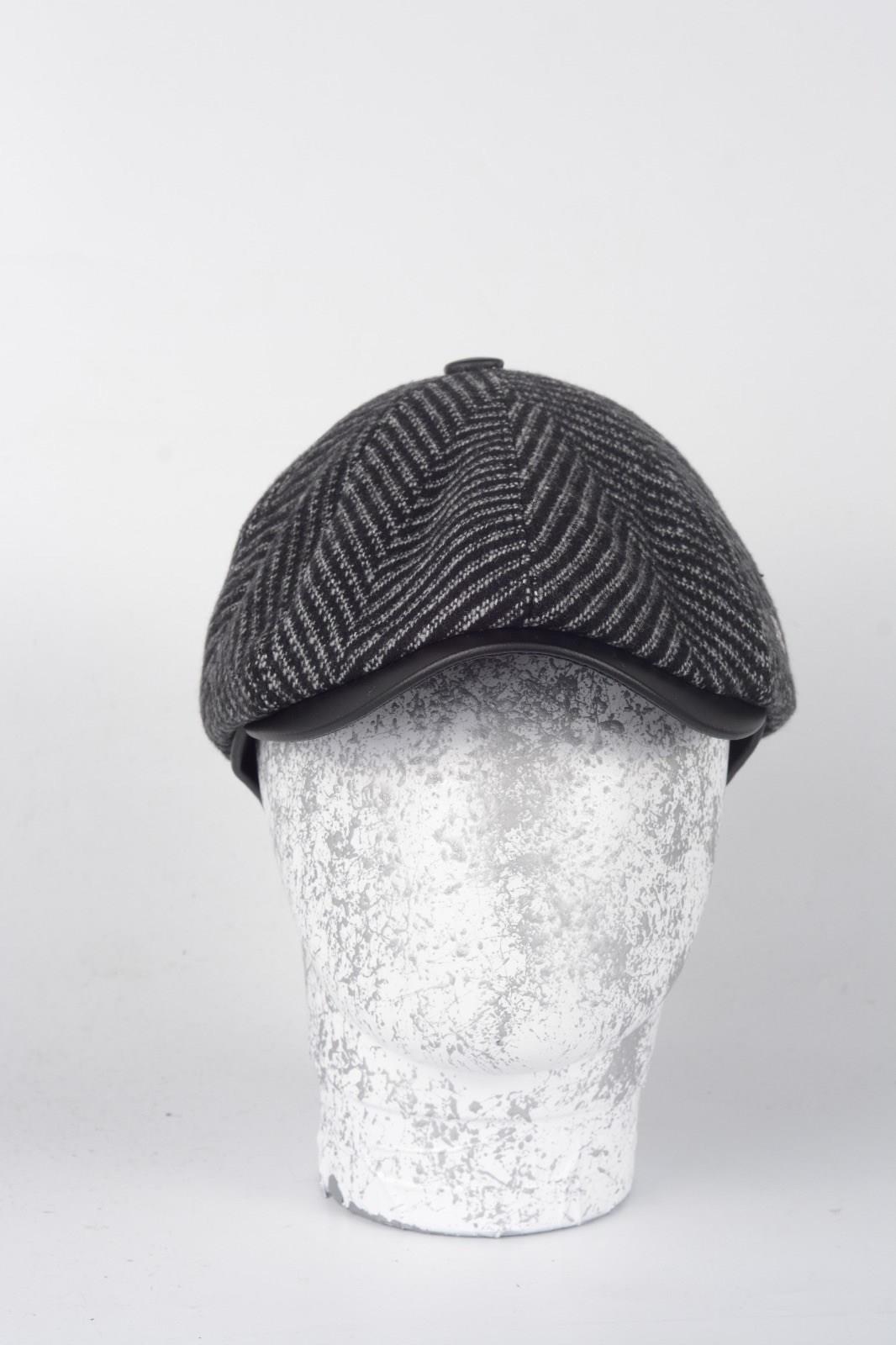 Kışlık 8 Parcayünlü Hakiki kuzu Derisi Peaky Blinders Model Erkek Kasket Şapka