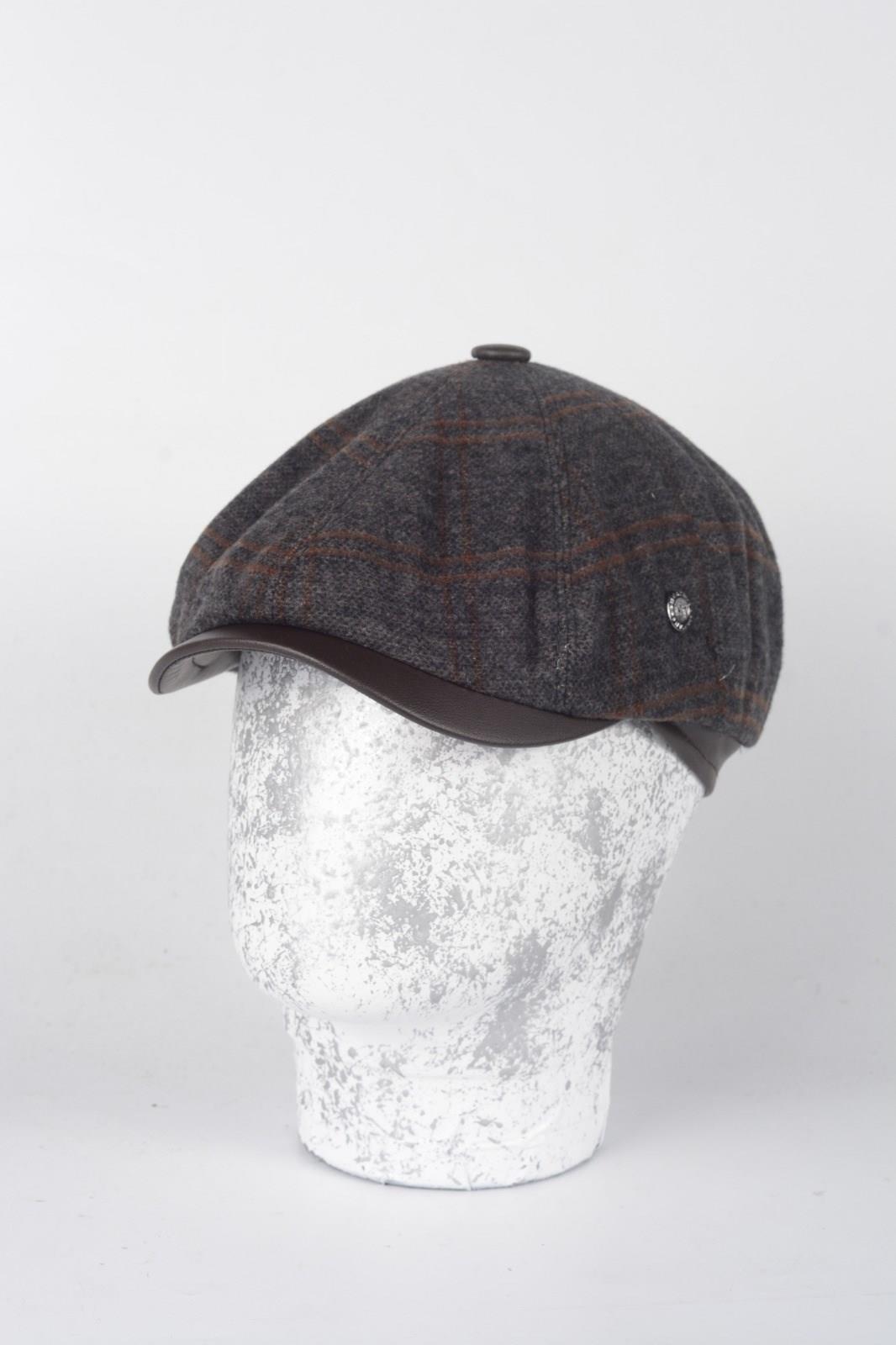 Kışlık 8 Parcayünlü Hakiki kuzu Derisi Peaky Blinders Model Erkek Kasket Şapka