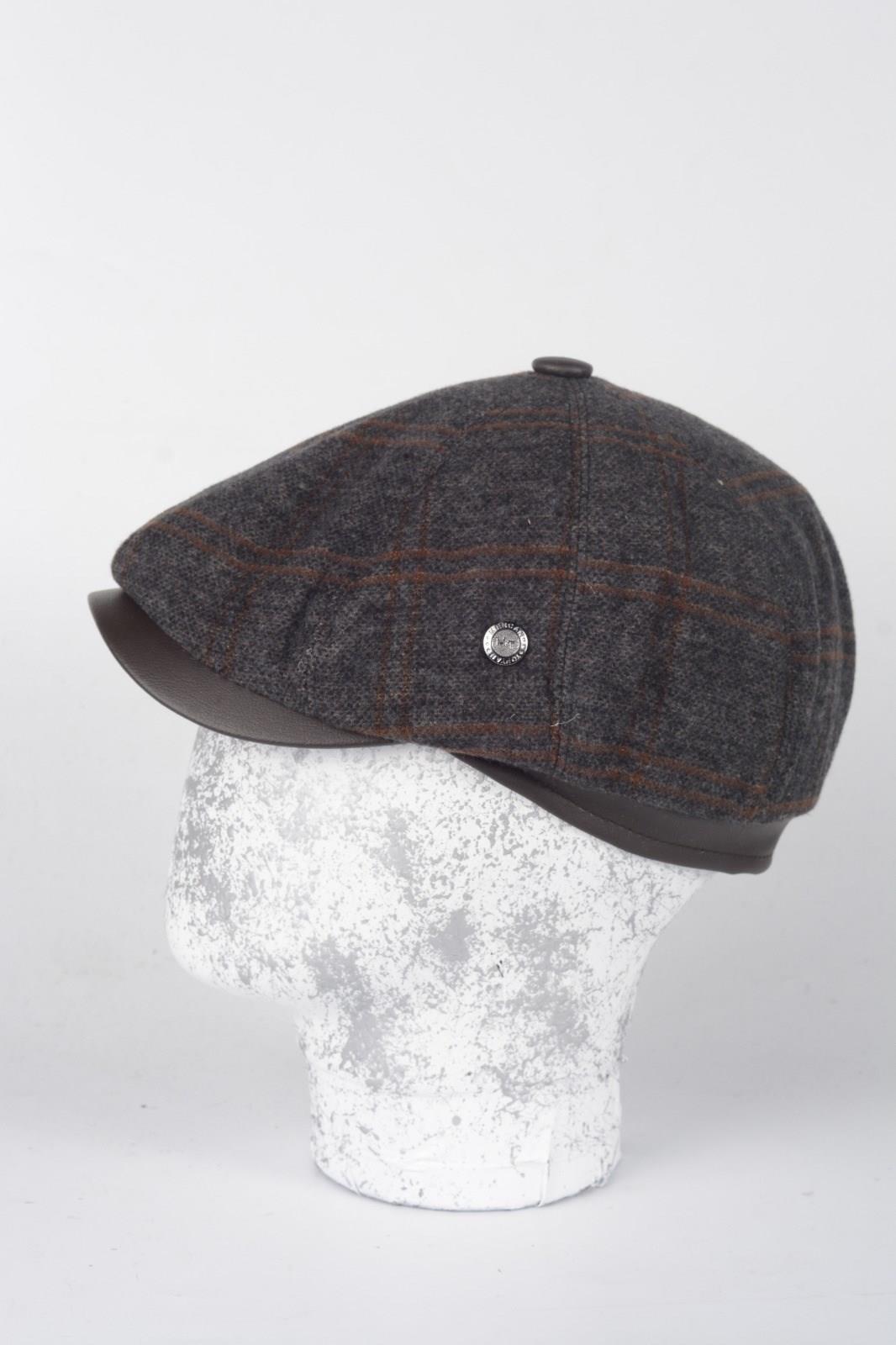 Kışlık 8 Parcayünlü Hakiki kuzu Derisi Peaky Blinders Model Erkek Kasket Şapka
