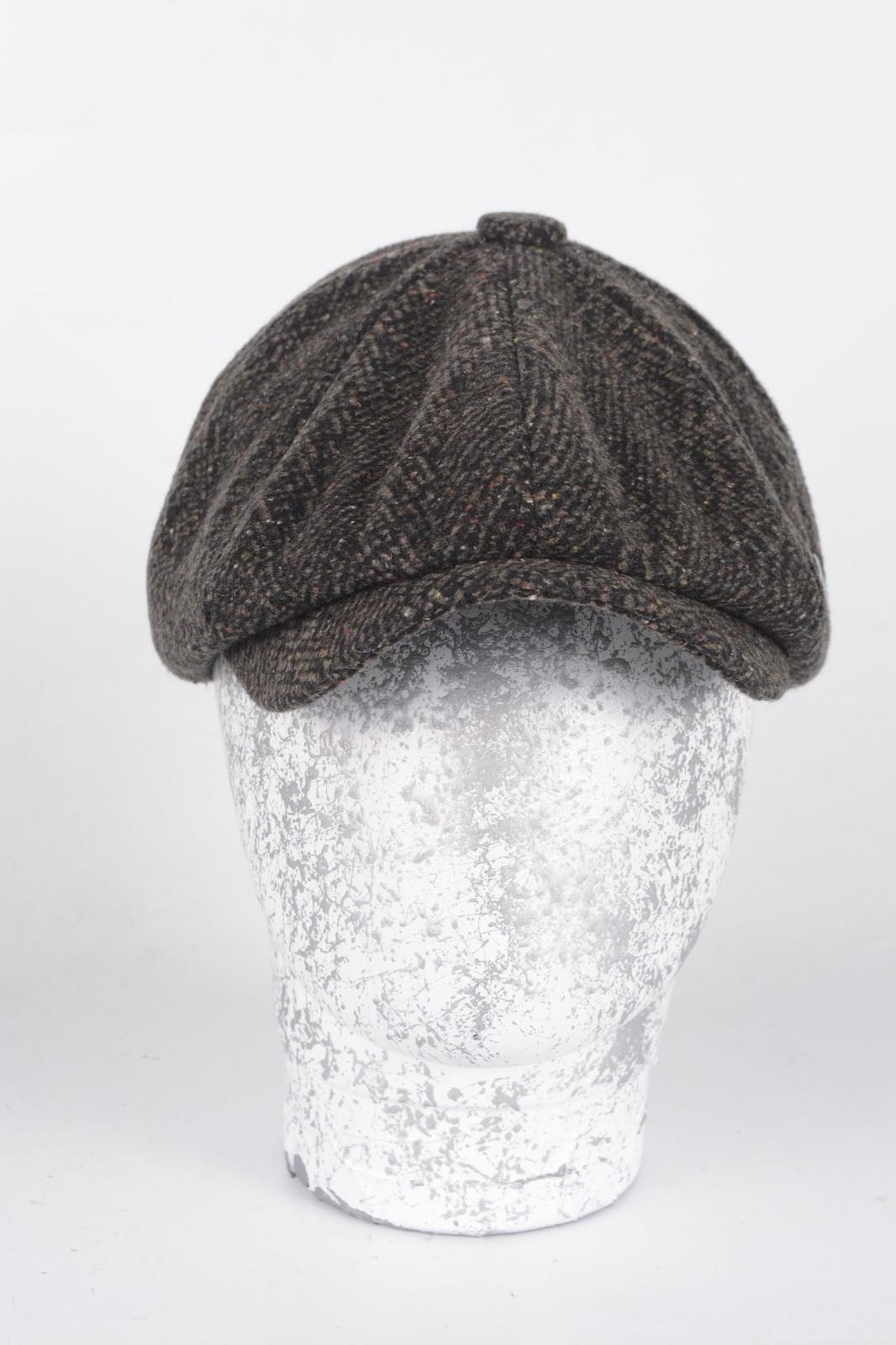 Kışlık 8 Yünlü Kırcıllı Parca Balık Sırtı Model Peaky Blinders  Kasket Şapka