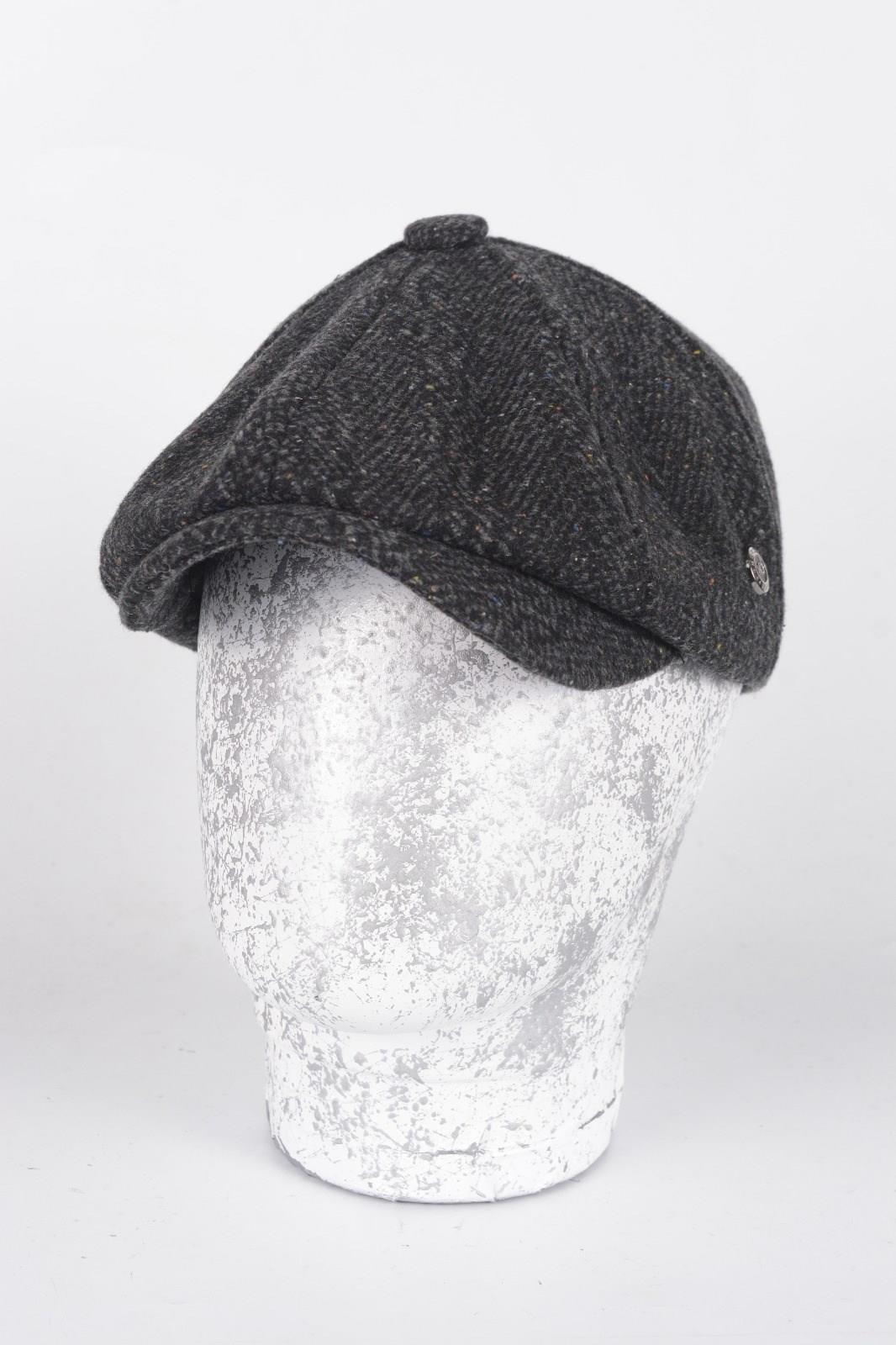 Kışlık 8 Yünlü Kırcıllı Parca Balık Sırtı Model Peaky Blinders  Kasket Şapka