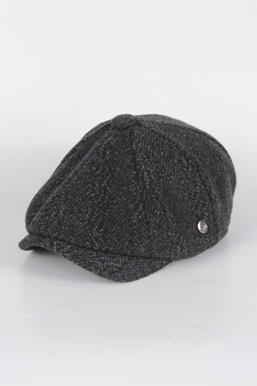 Kışlık 8 Yünlü Kırcıllı Parca Balık Sırtı Model Peaky Blinders  Kasket Şapka