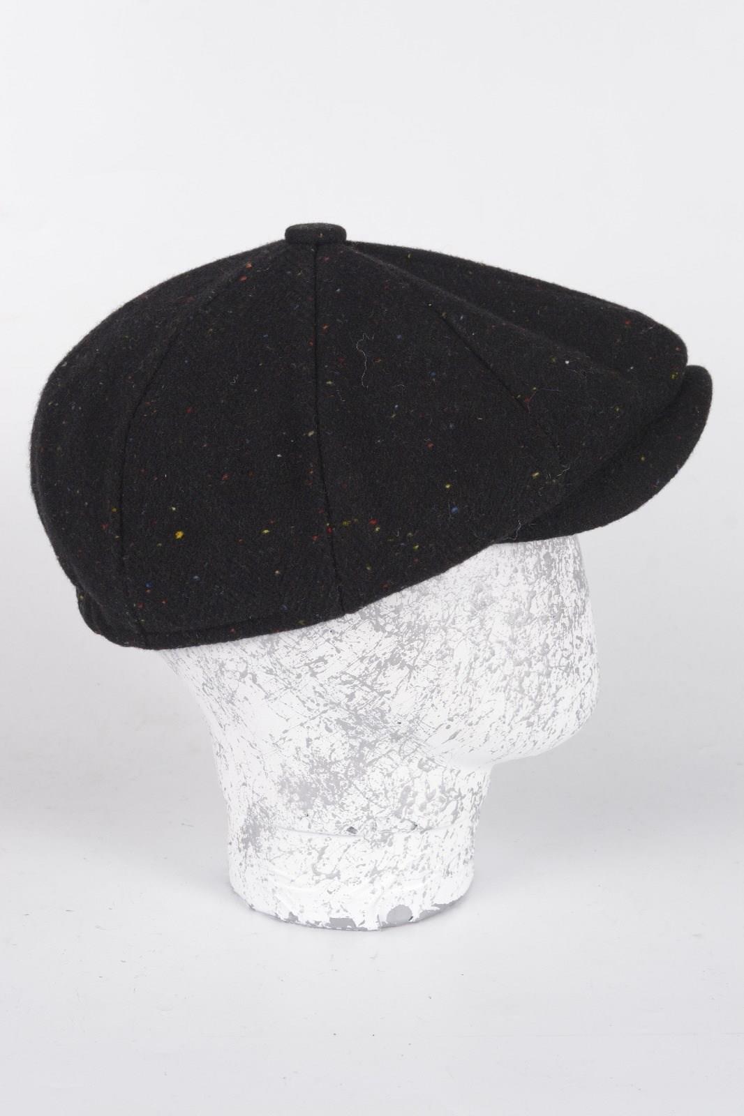 Kışlık 8 Yünlü Kırcıllı Parca Balık Sırtı Model Peaky Blinders  Kasket Şapka