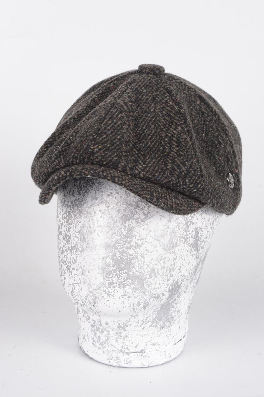 Kışlık 8 Yünlü Kırcıllı Parca Balık Sırtı Model Peaky Blinders  Kasket Şapka