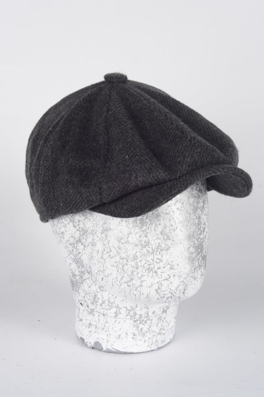 Kışlık 8 Yünlü Parca Balık Sırtı Model Peaky Blinders  Kasket Şapka
