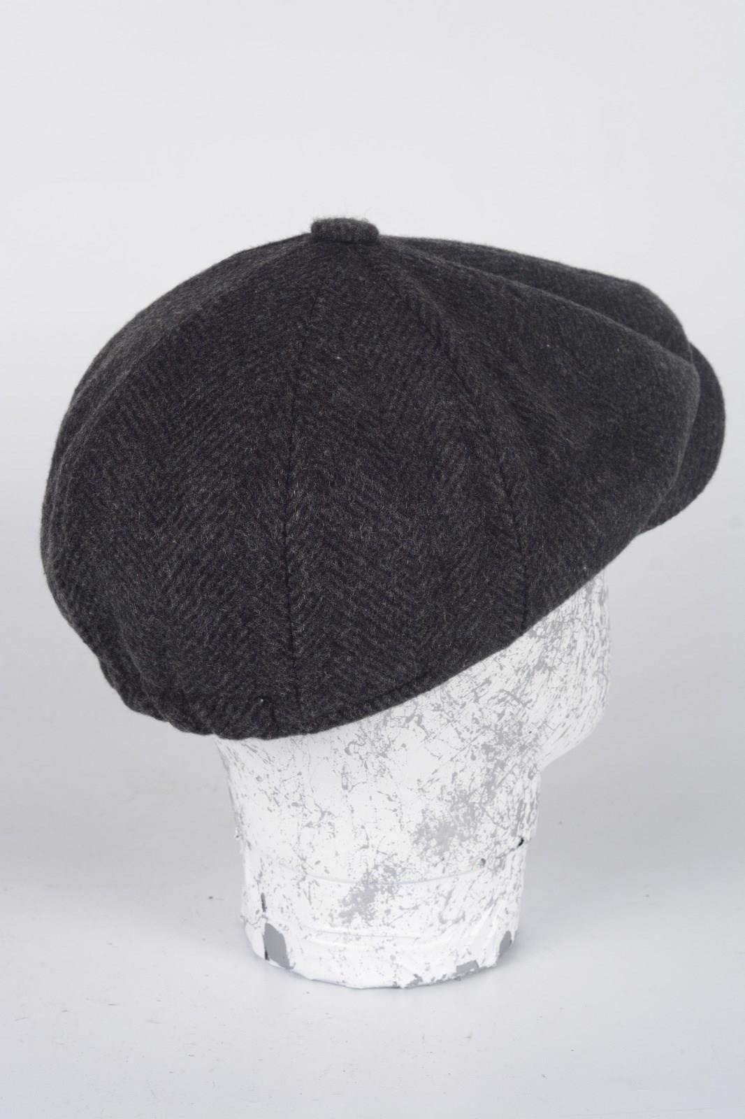 Kışlık 8 Yünlü Parca Balık Sırtı Model Peaky Blinders  Kasket Şapka