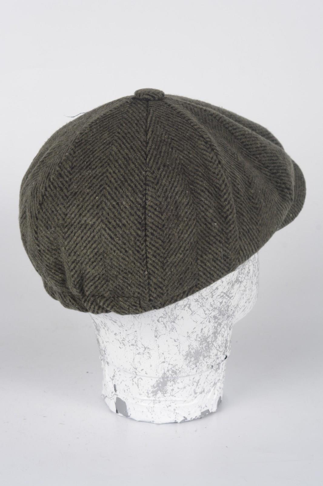 Kışlık 8 Yünlü Parca Balık Sırtı Model Peaky Blinders  Kasket Şapka