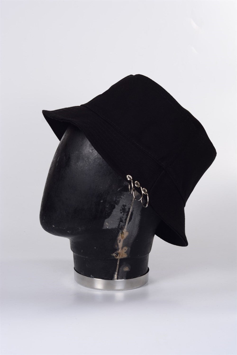 Piercingli %100 Pamuk Balıkçı Bucket Hat Safari Kova Şapka