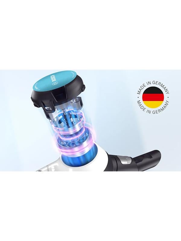 Bosch BCS71HYG1 Şarjlı Dik Süpürge Aqua Beyaz